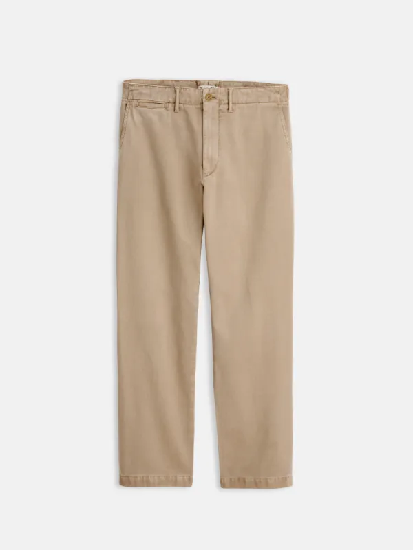 Long Inseam Straight Leg Pant in Vintage Washed Chino sold by Alex Mill
