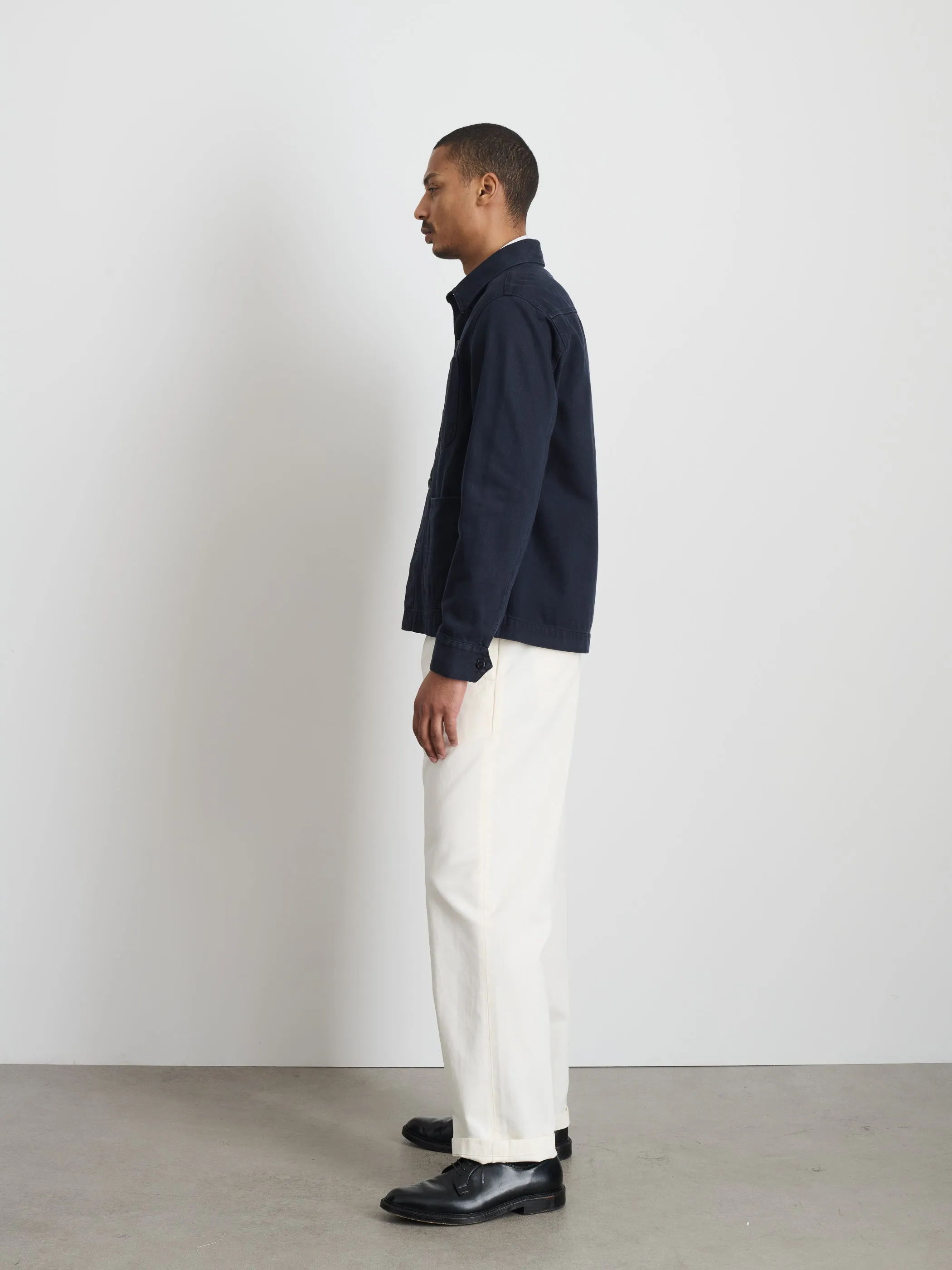 Garment Dyed Work Jacket in Recycled Denim sold by Alex Mill product image thumbnail 4