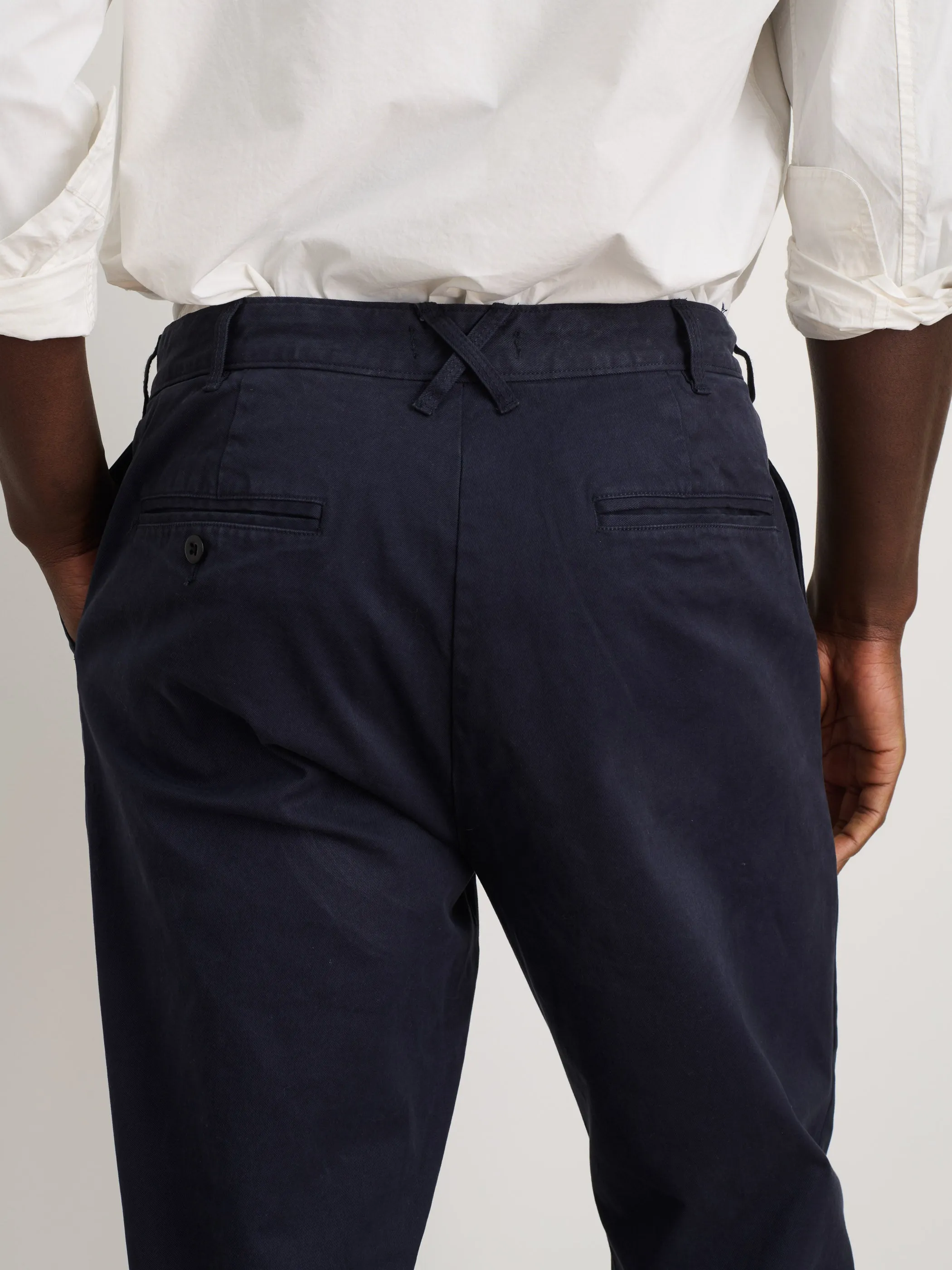 Standard Pleated Pant in Chino sold by Alex Mill product image thumbnail 3