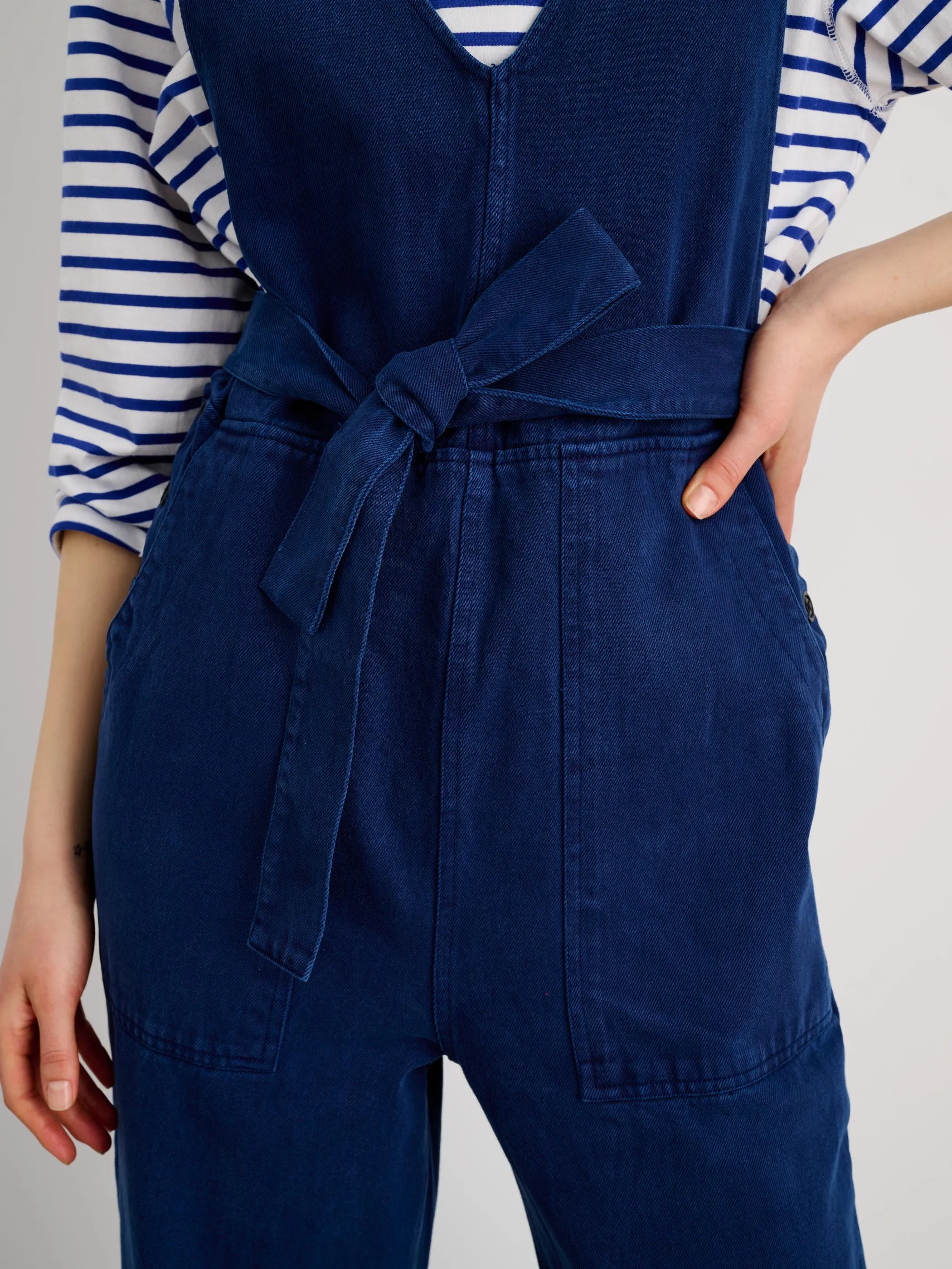 Ollie Overall in Recycled Denim sold by Alex Mill product image thumbnail 3