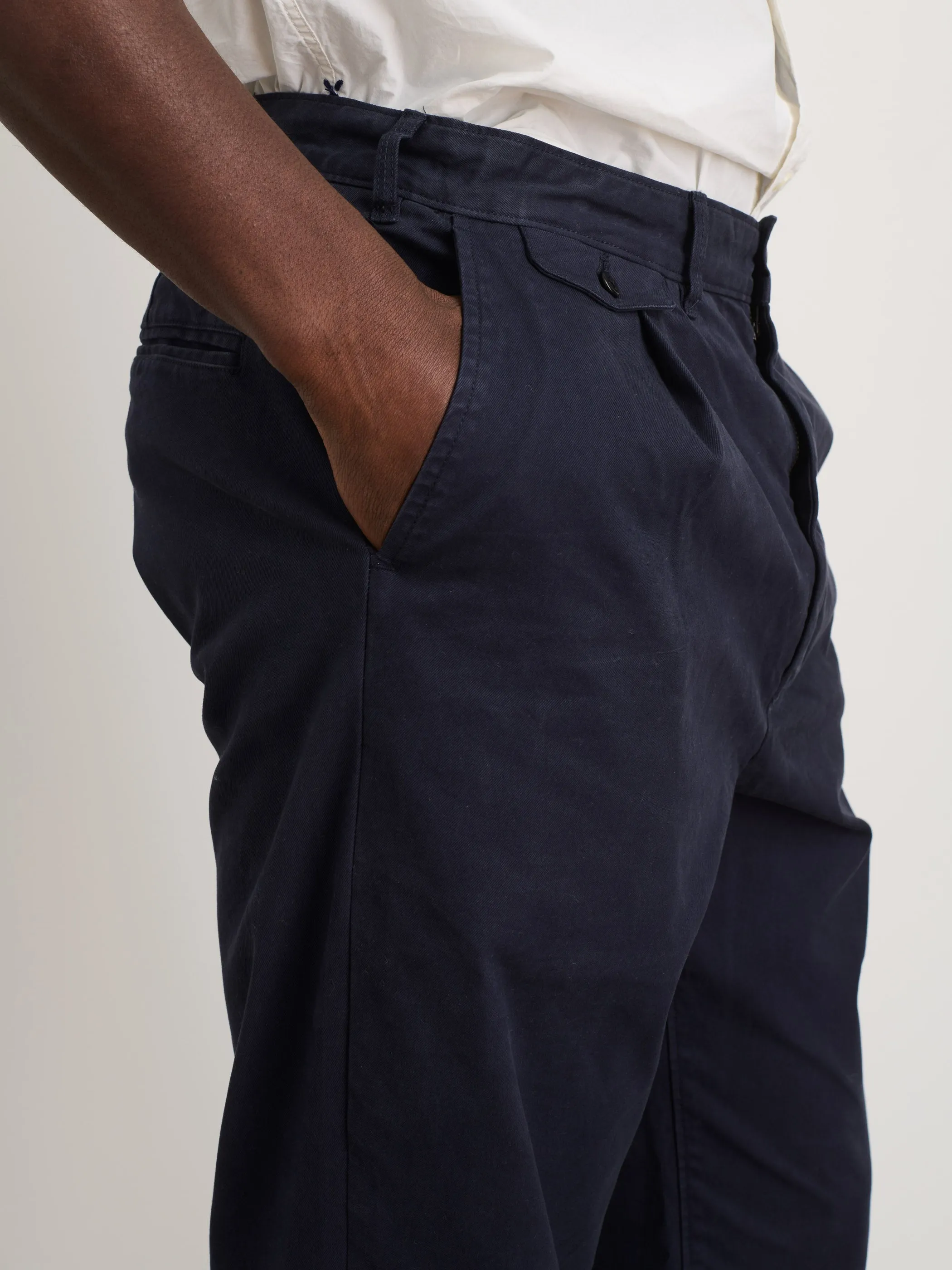 Standard Pleated Pant in Chino sold by Alex Mill product image thumbnail 4