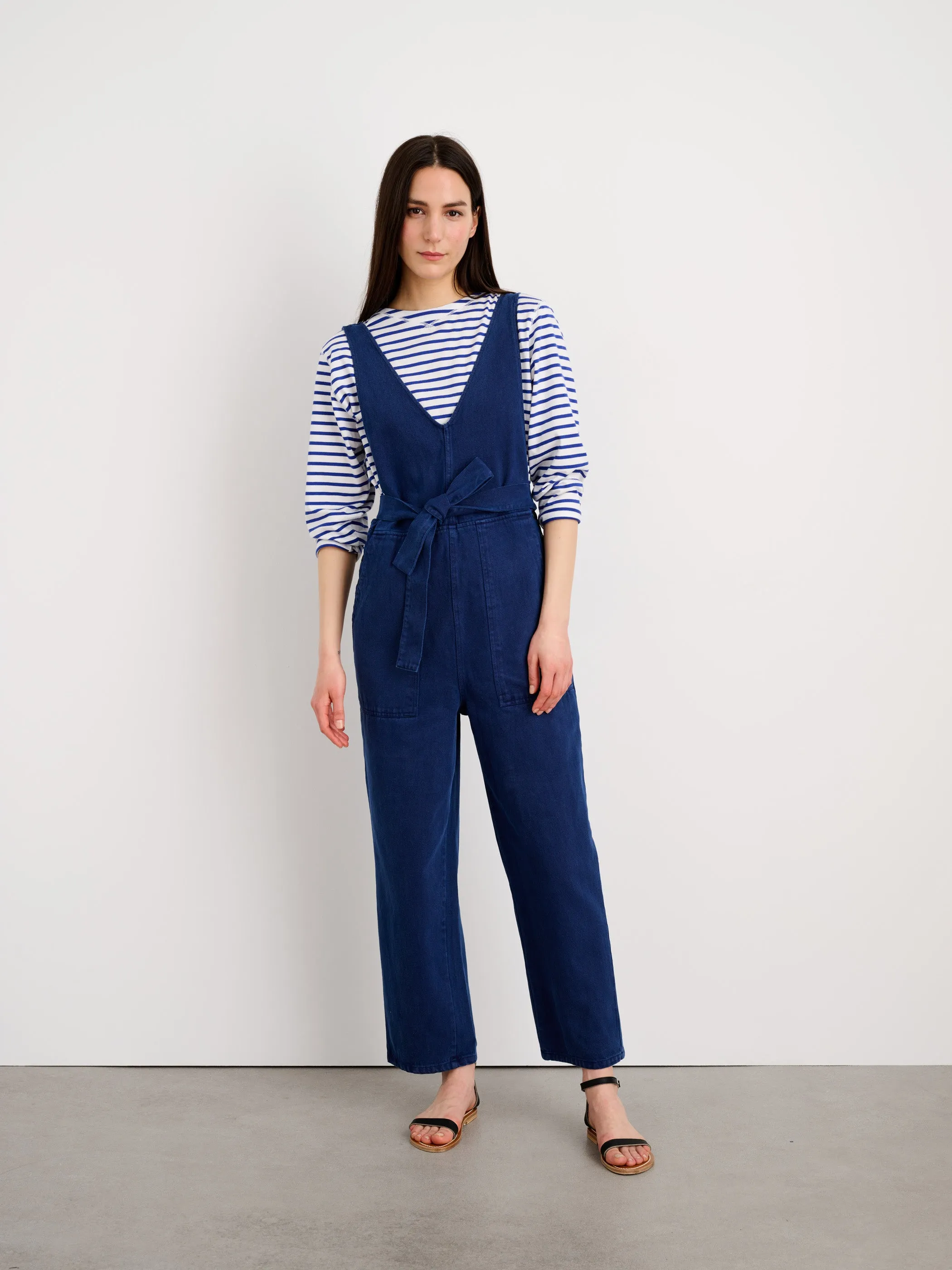 Ollie Overall in Recycled Denim sold by Alex Mill product image thumbnail 2