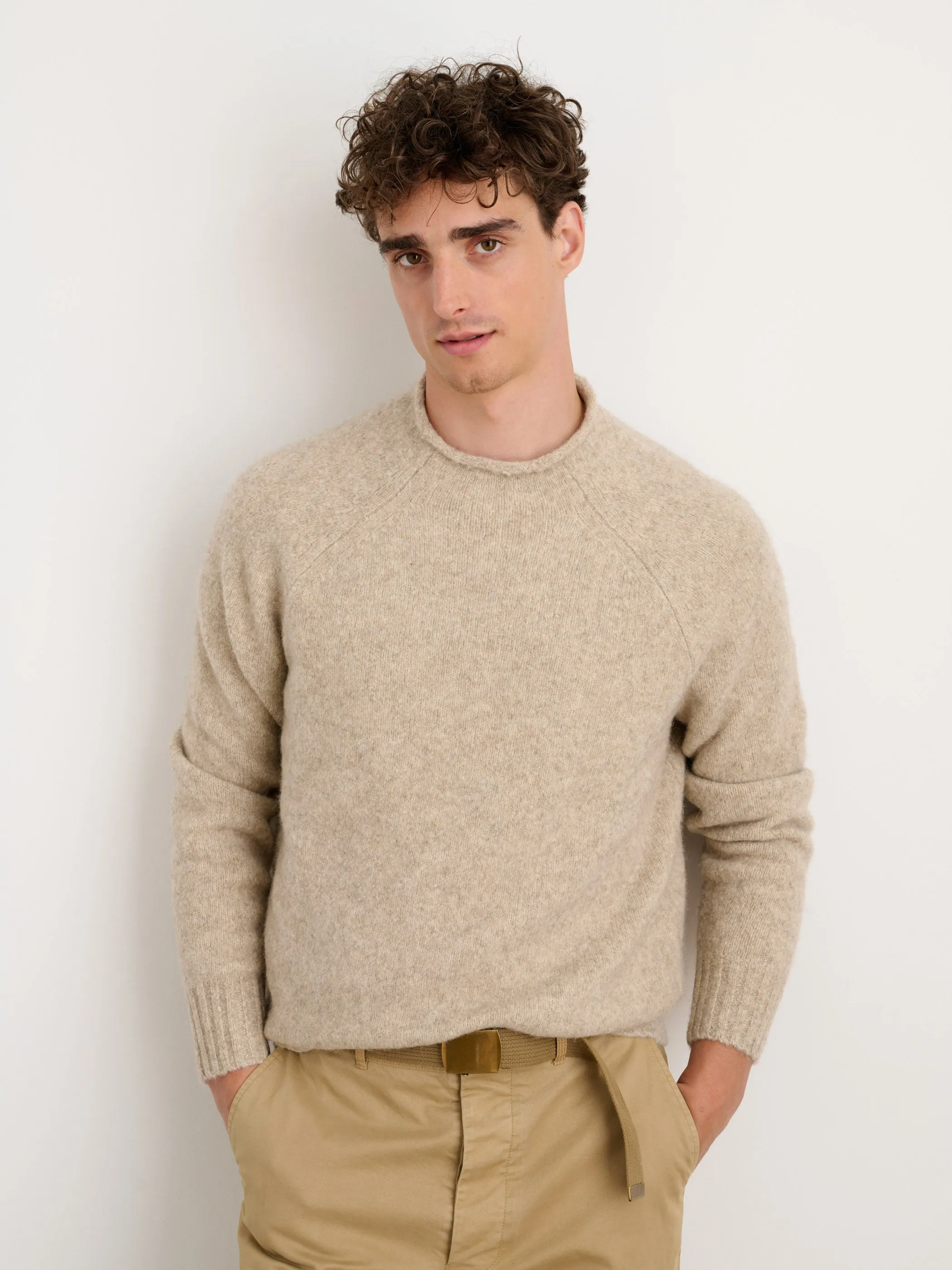 Alex Rollneck Sweater in Alpaca sold by Alex Mill product image thumbnail 2