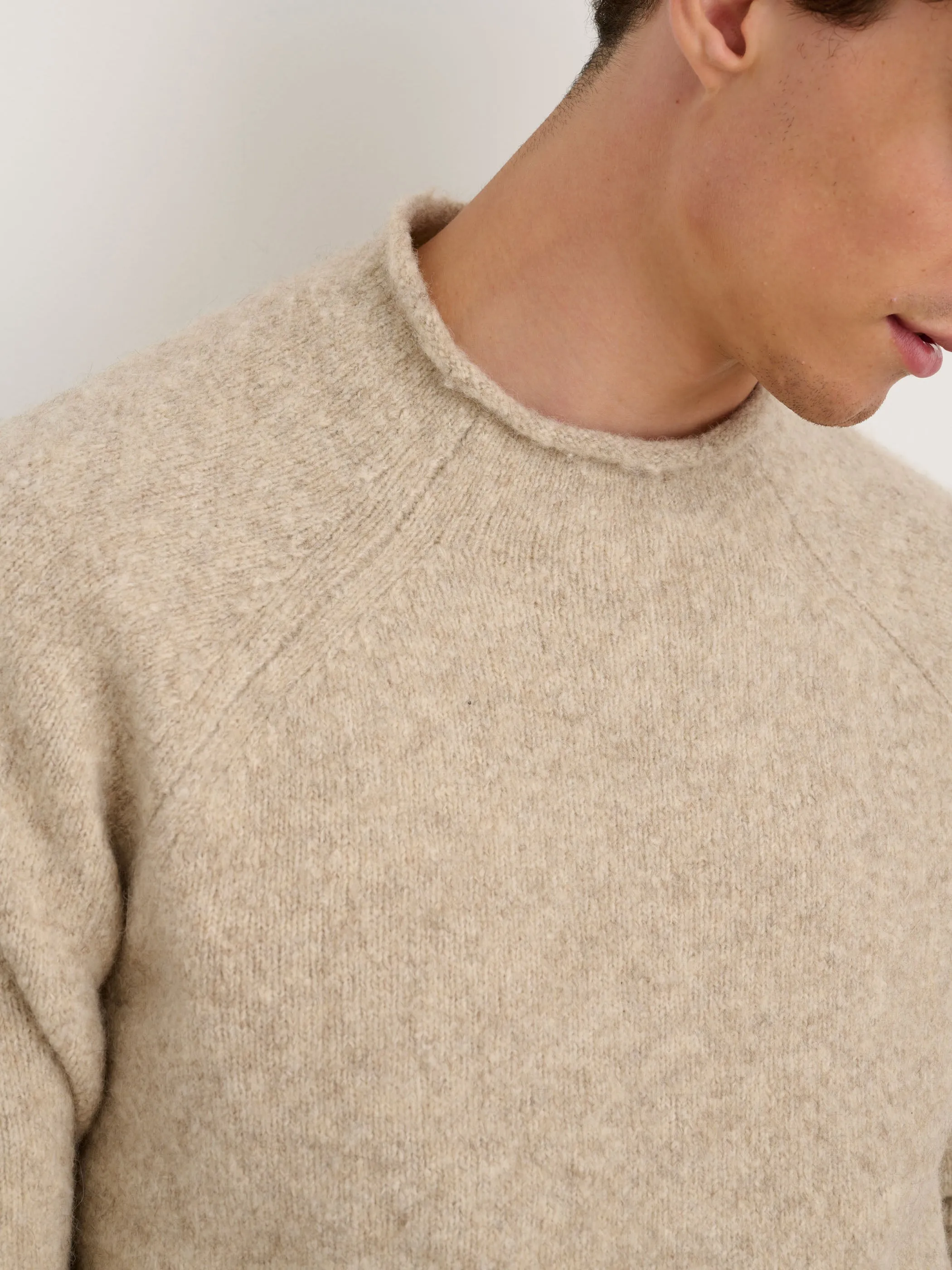 Alex Rollneck Sweater in Alpaca sold by Alex Mill product image thumbnail 4