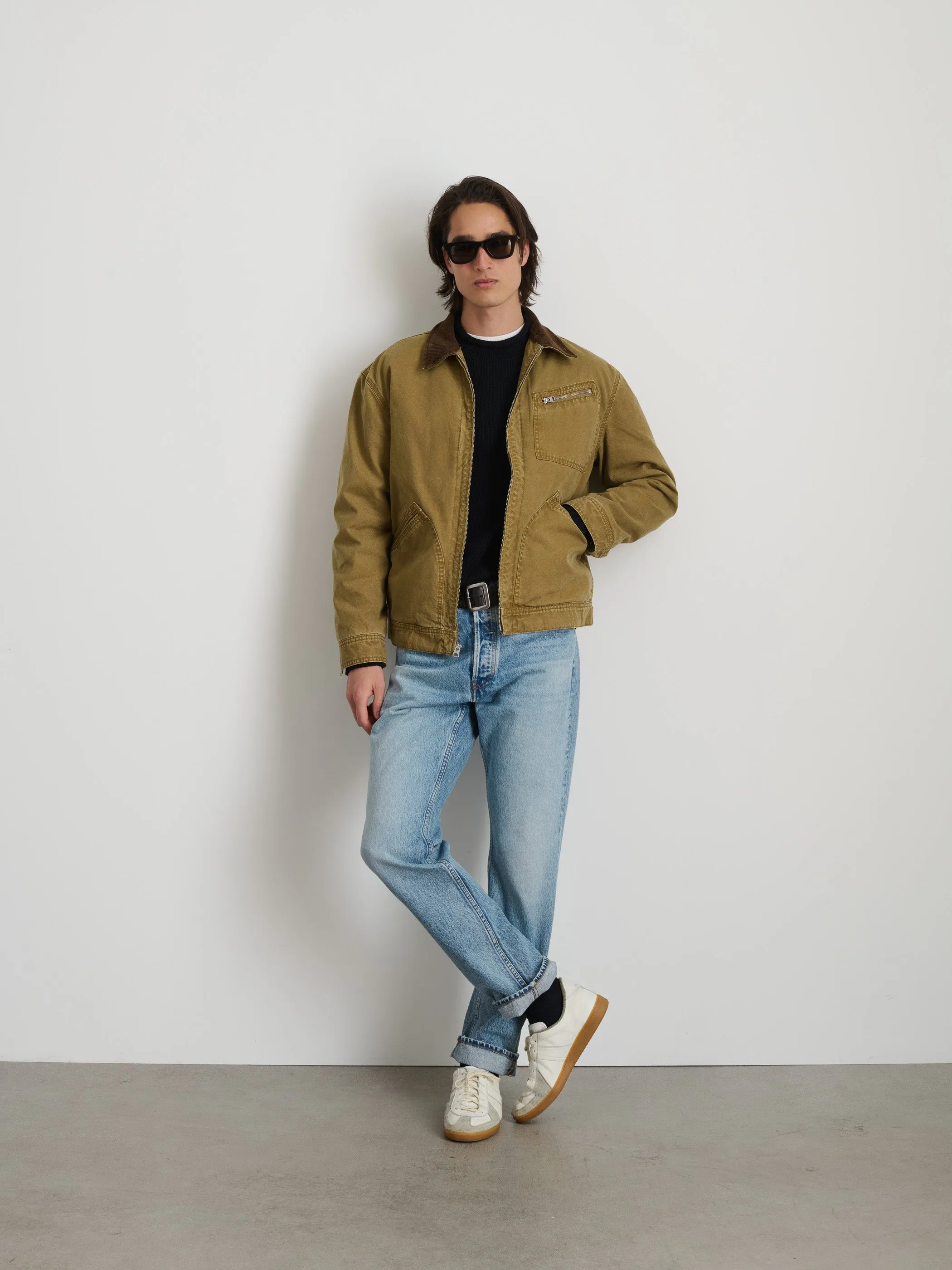 Miller Zip Jacket in Canvas sold by Alex Mill product image thumbnail 2