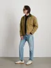 Miller Zip Jacket in Canvas sold by Alex Mill