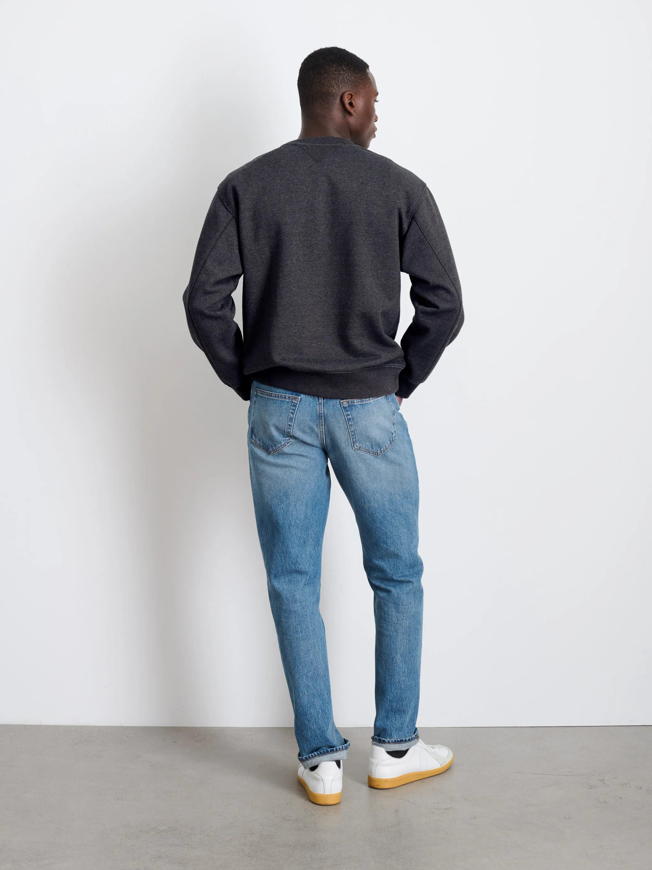 Marlon Sweatshirt In Cotton Fleece sold by Alex Mill product image thumbnail 5