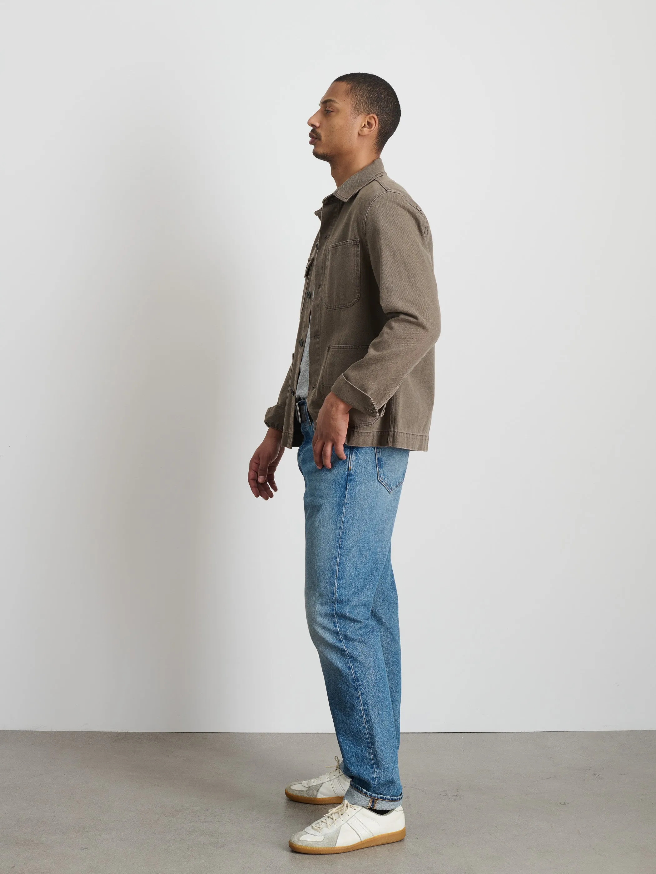 Garment Dyed Work Jacket in Recycled Denim sold by Alex Mill product image thumbnail 5