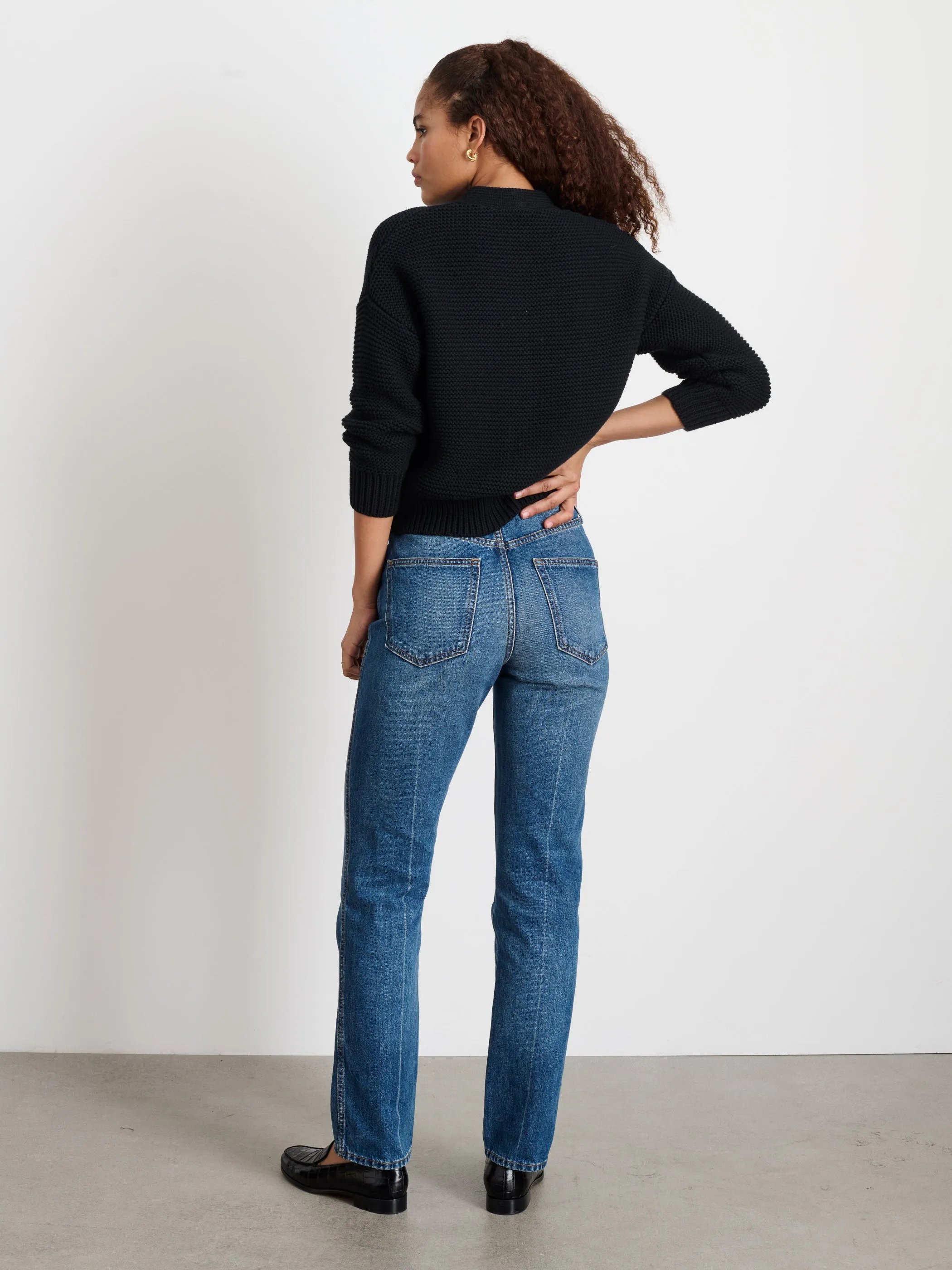 Nico Cardigan In Cotton sold by Alex Mill product image thumbnail 4