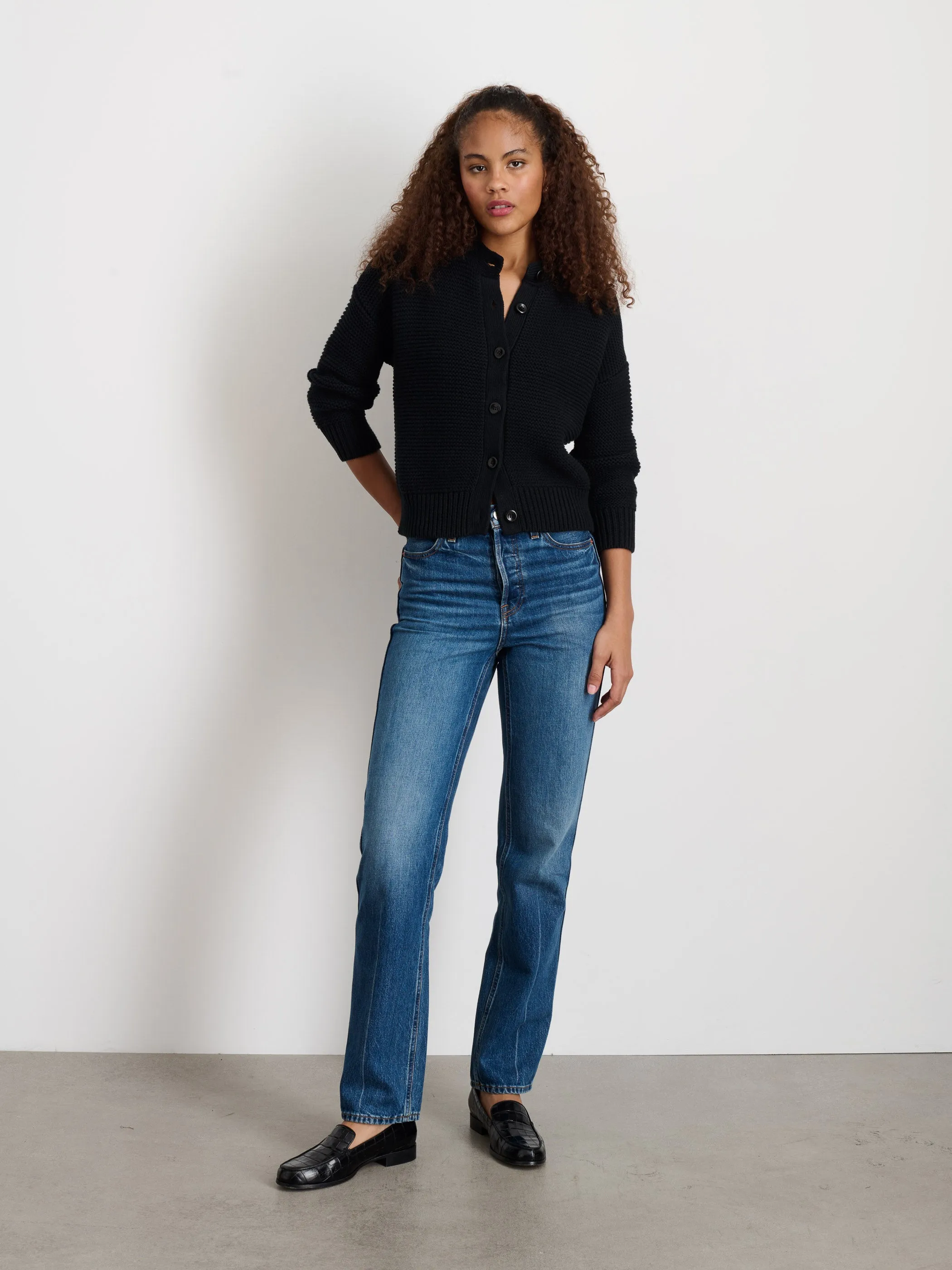 Nico Cardigan In Cotton sold by Alex Mill product image thumbnail 2