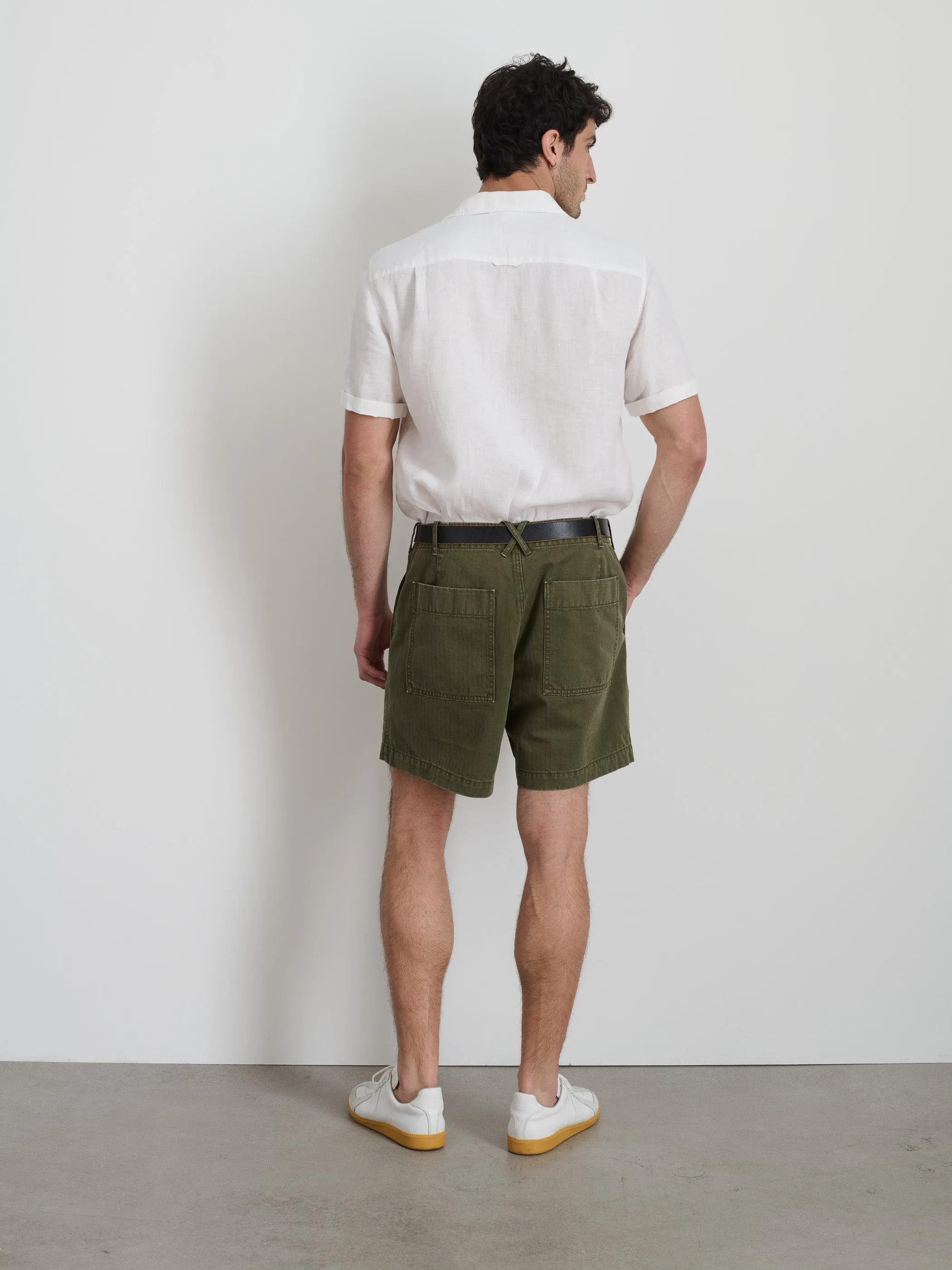 Field Short In Herringbone sold by Alex Mill product image thumbnail 5
