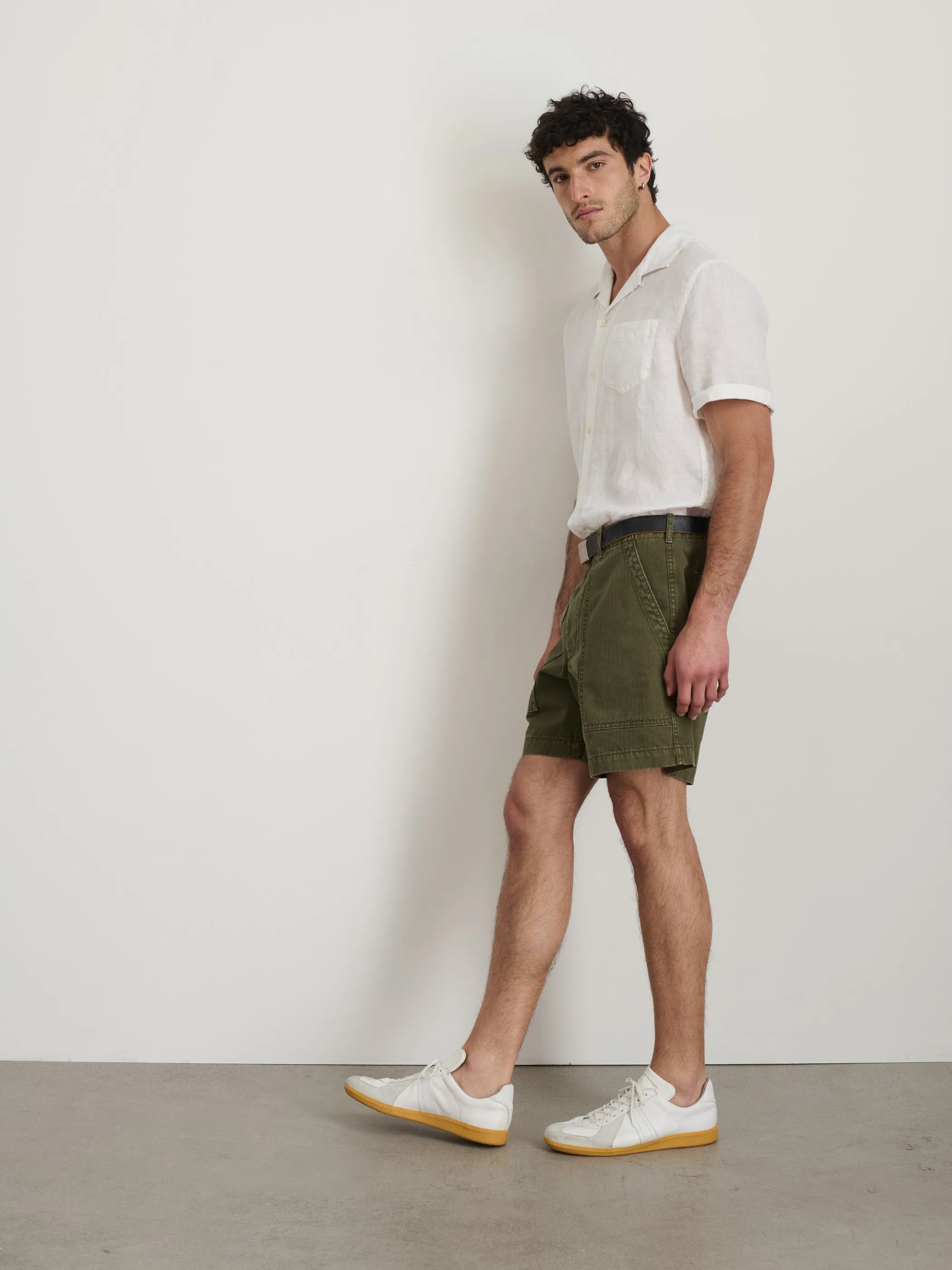 Field Short In Herringbone sold by Alex Mill product image thumbnail 4