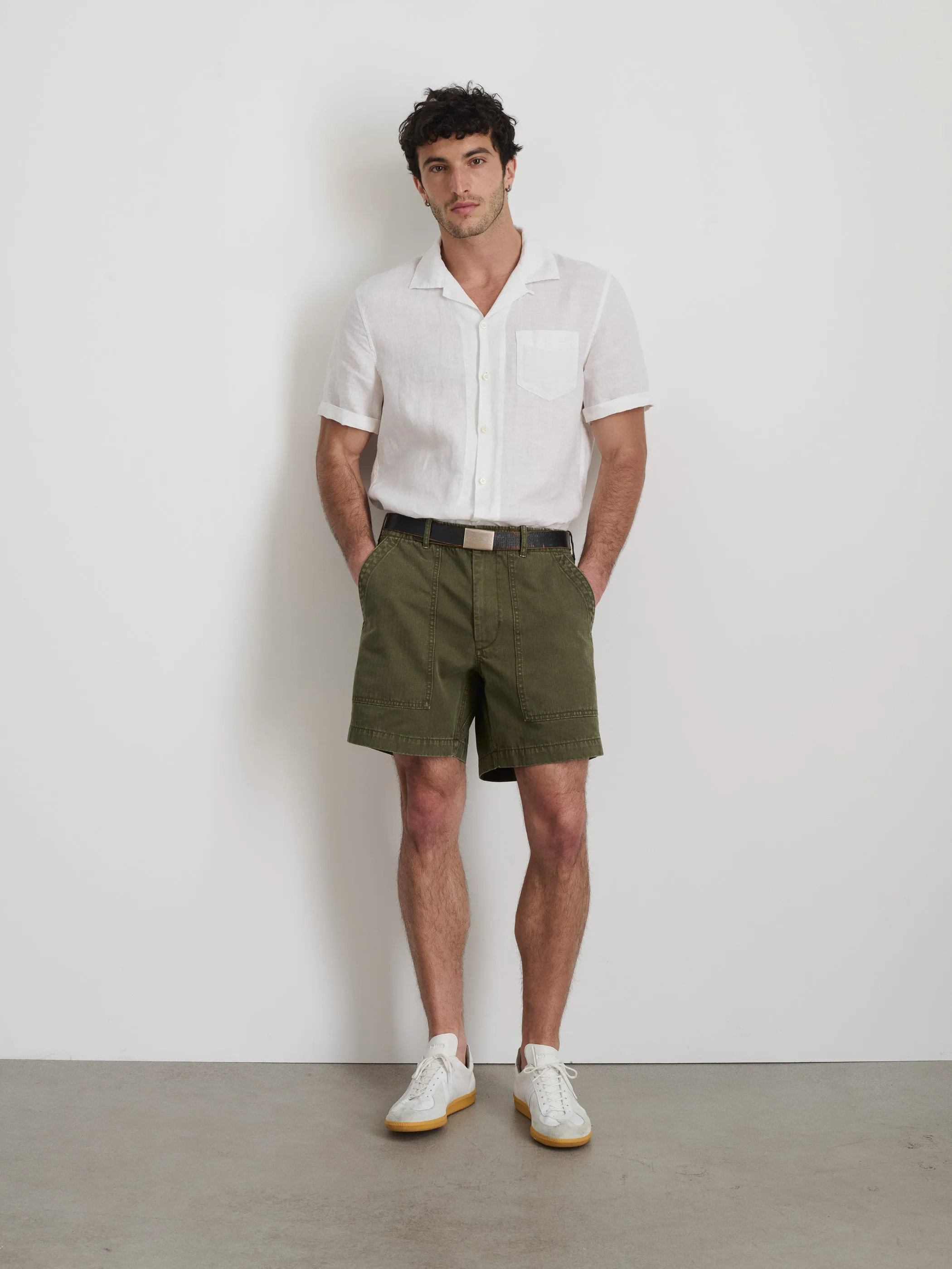 Field Short In Herringbone sold by Alex Mill product image thumbnail 2