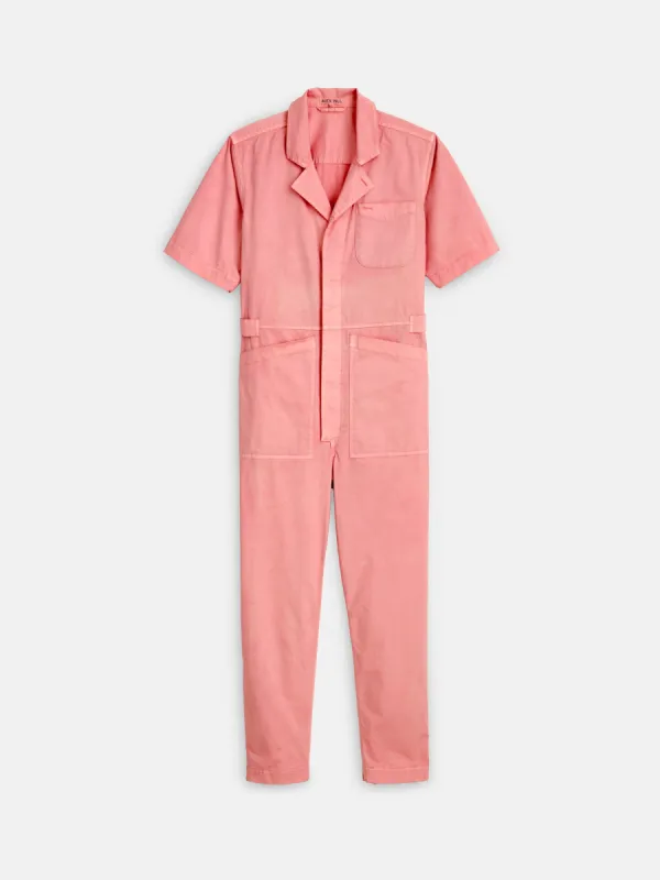 Botanical Dyed Standard Short Sleeve Jumpsuit sold by Alex Mill