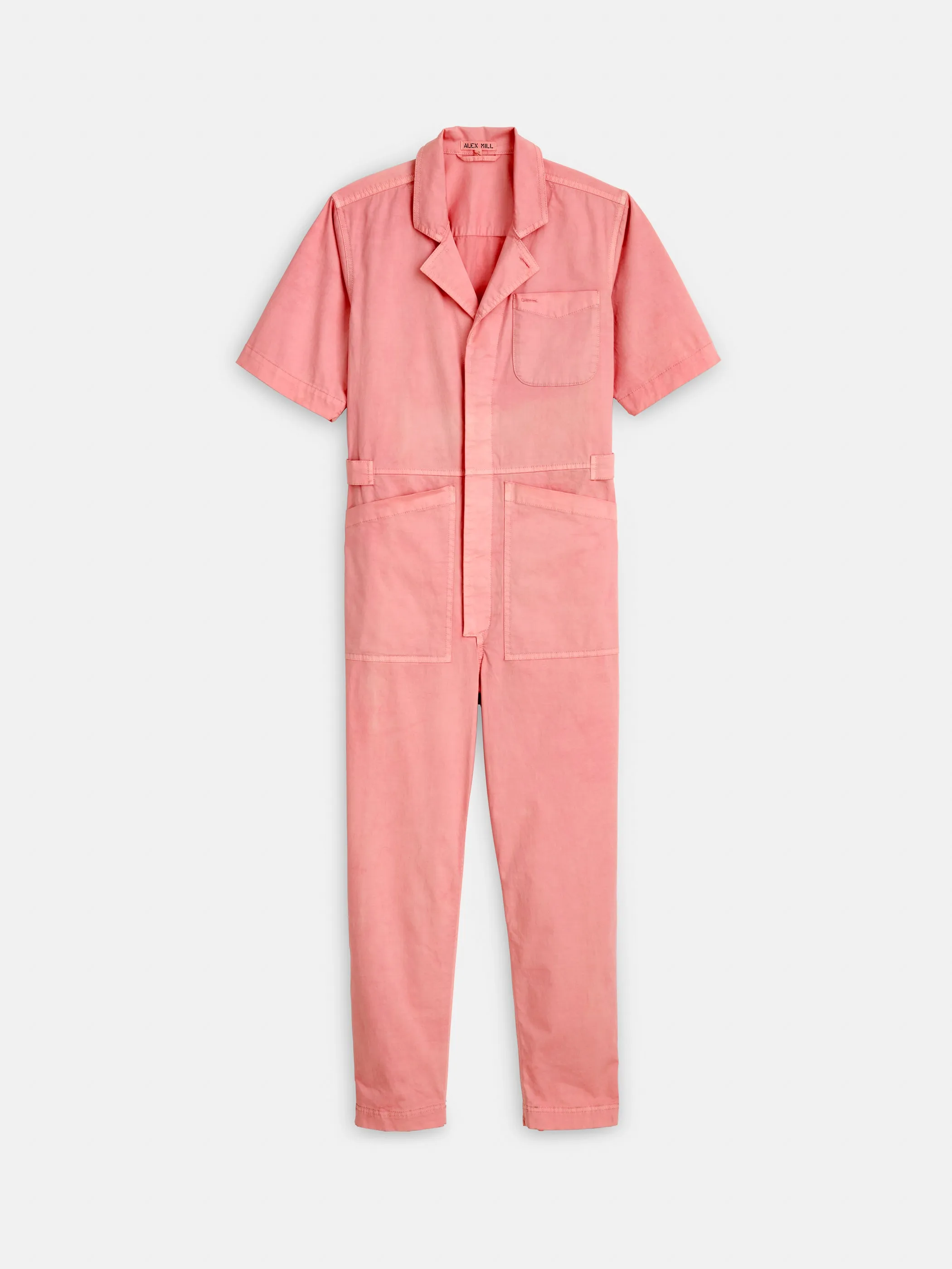 Botanical Dyed Standard Short Sleeve Jumpsuit sold by Alex Mill