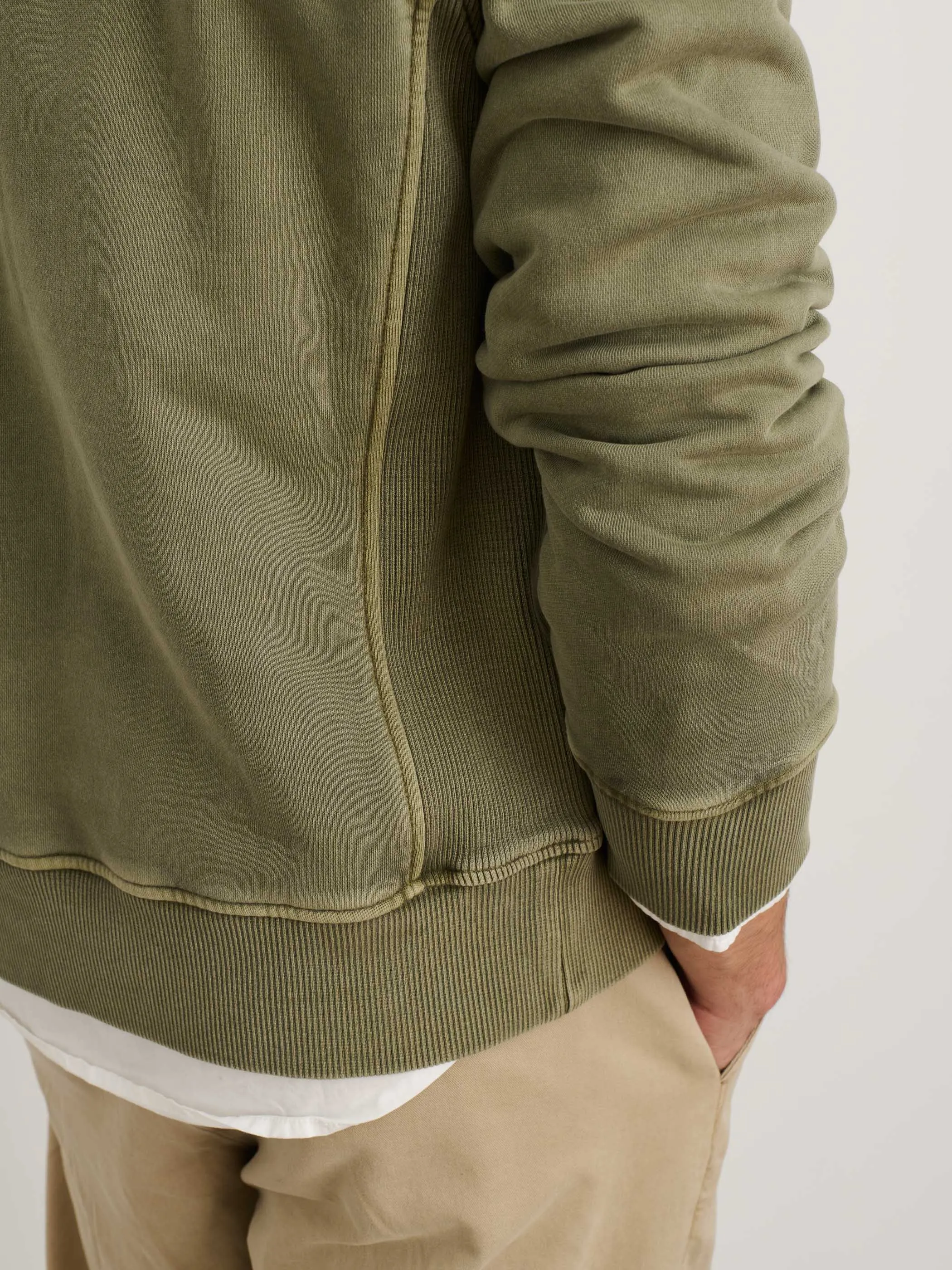 Som Half Zip Sweatshirt in Fleece sold by Alex Mill product image thumbnail 5