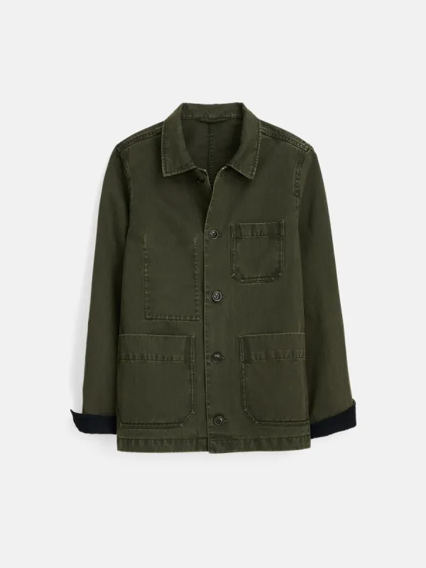 Britt Work Jacket in Herringbone sold by Alex Mill