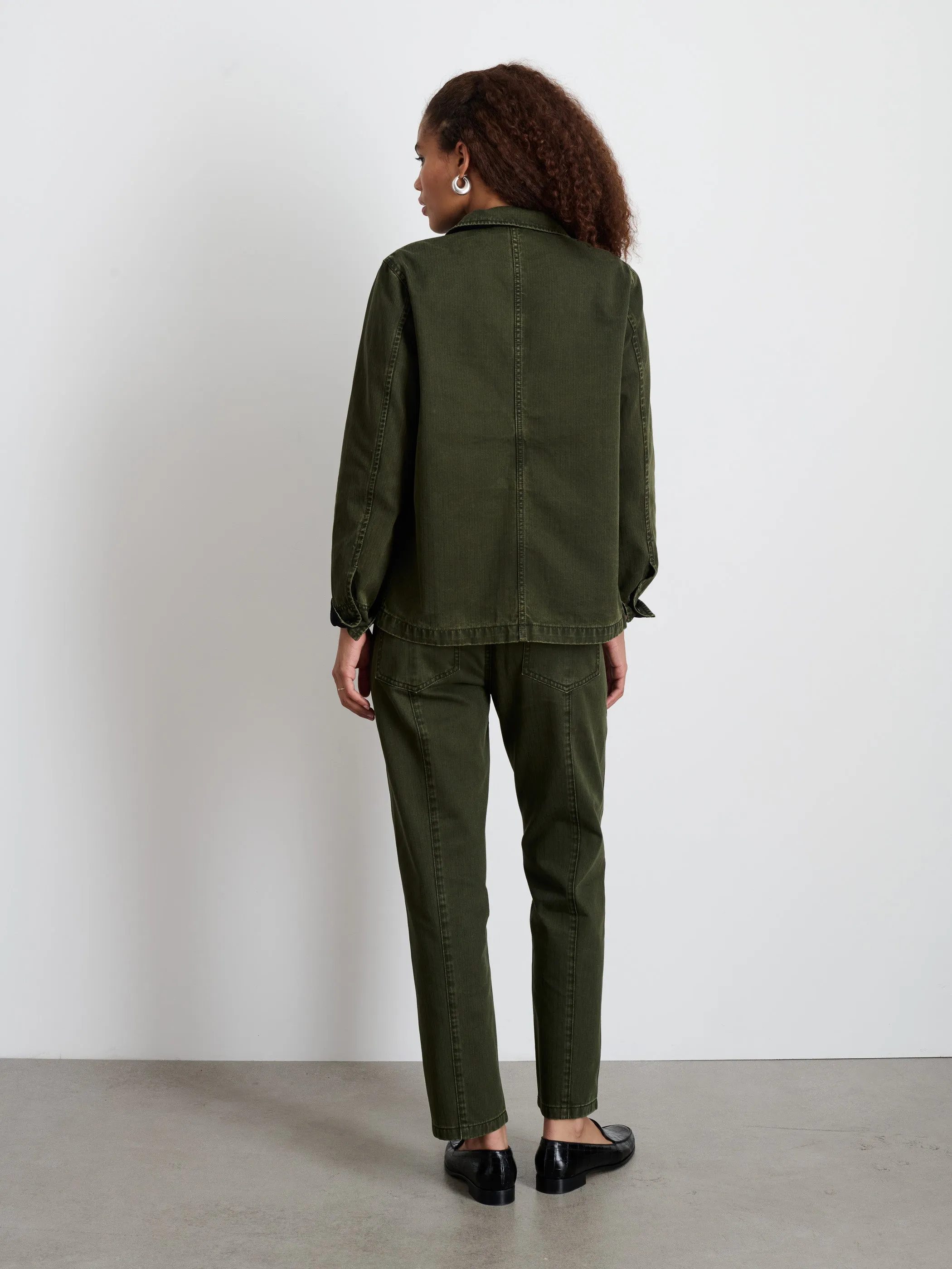 Britt Work Jacket in Herringbone sold by Alex Mill product image thumbnail 5