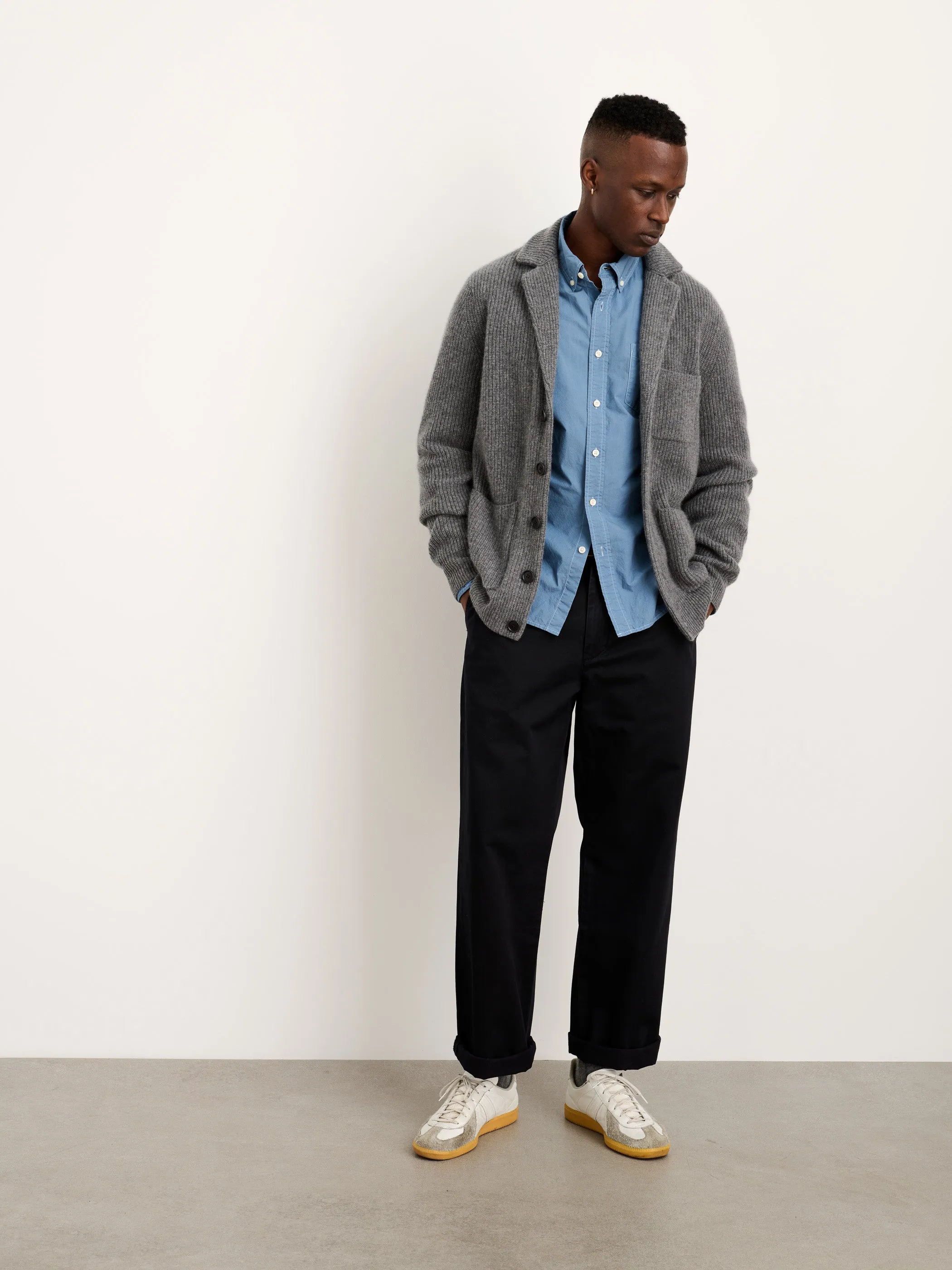 Mitchell Cardigan in Washed Cashmere sold by Alex Mill product image thumbnail 2