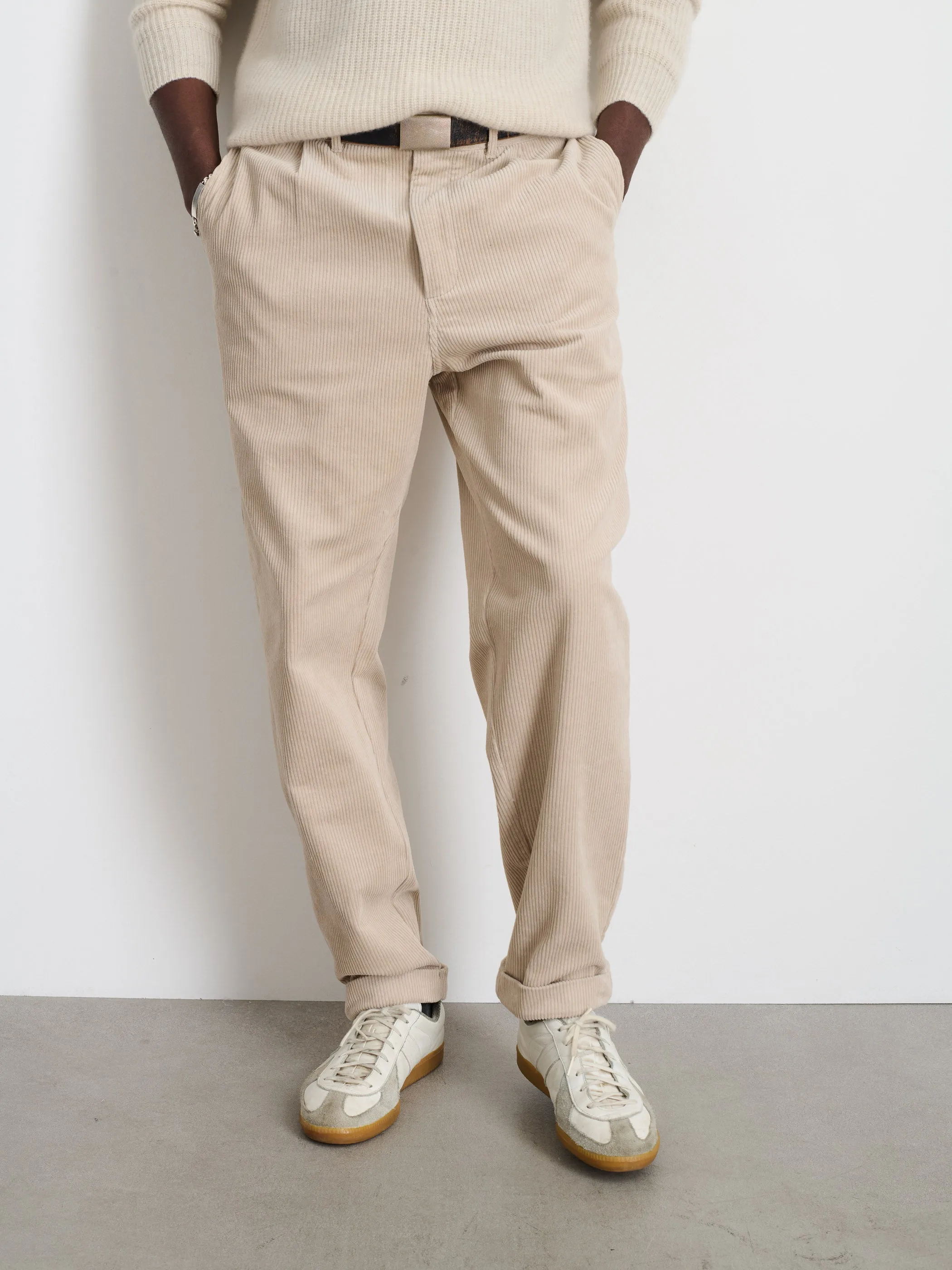 Standard Pleated Pant in Corduroy sold by Alex Mill product image thumbnail 3