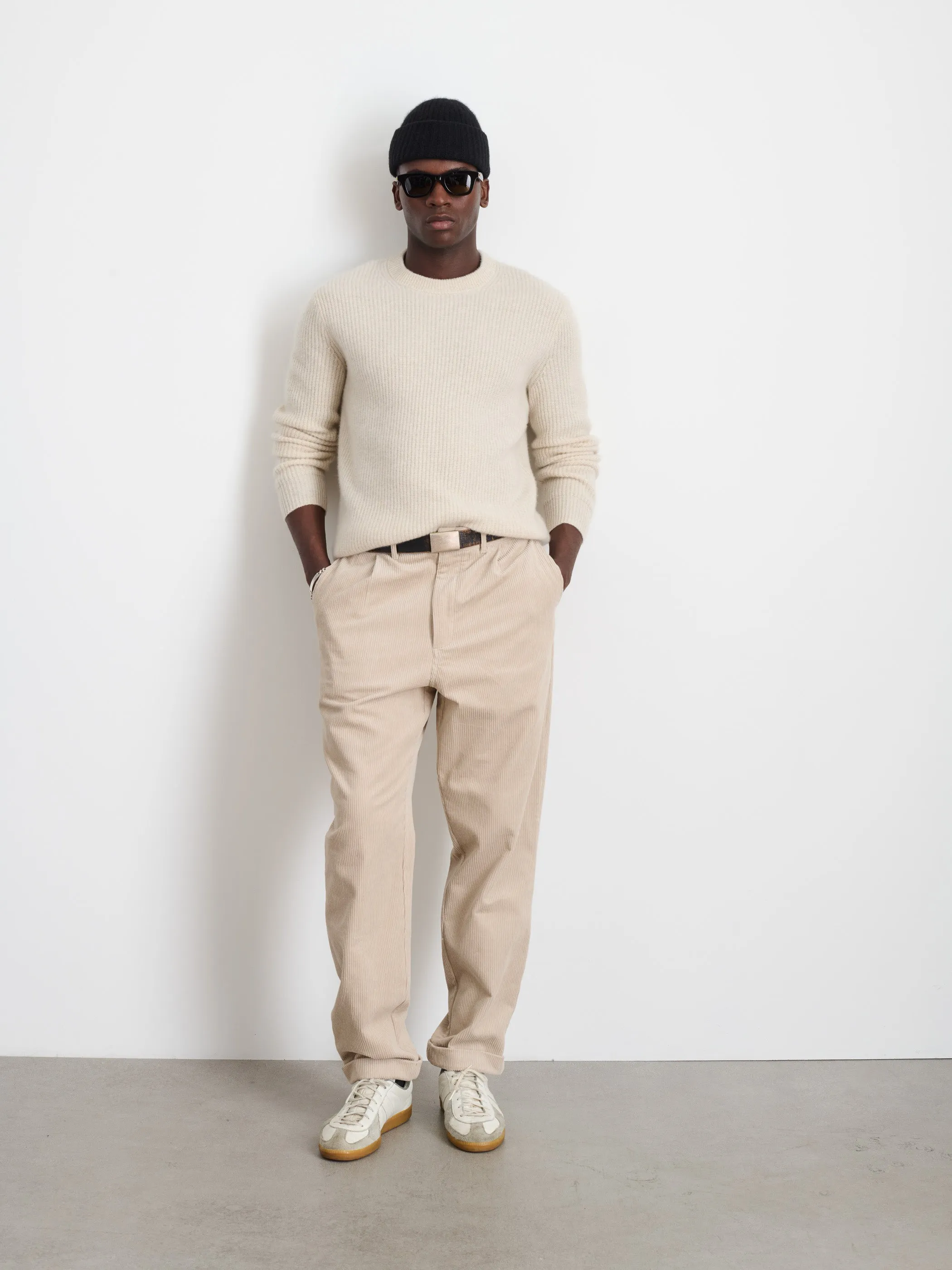 Standard Pleated Pant in Corduroy sold by Alex Mill product image thumbnail 2