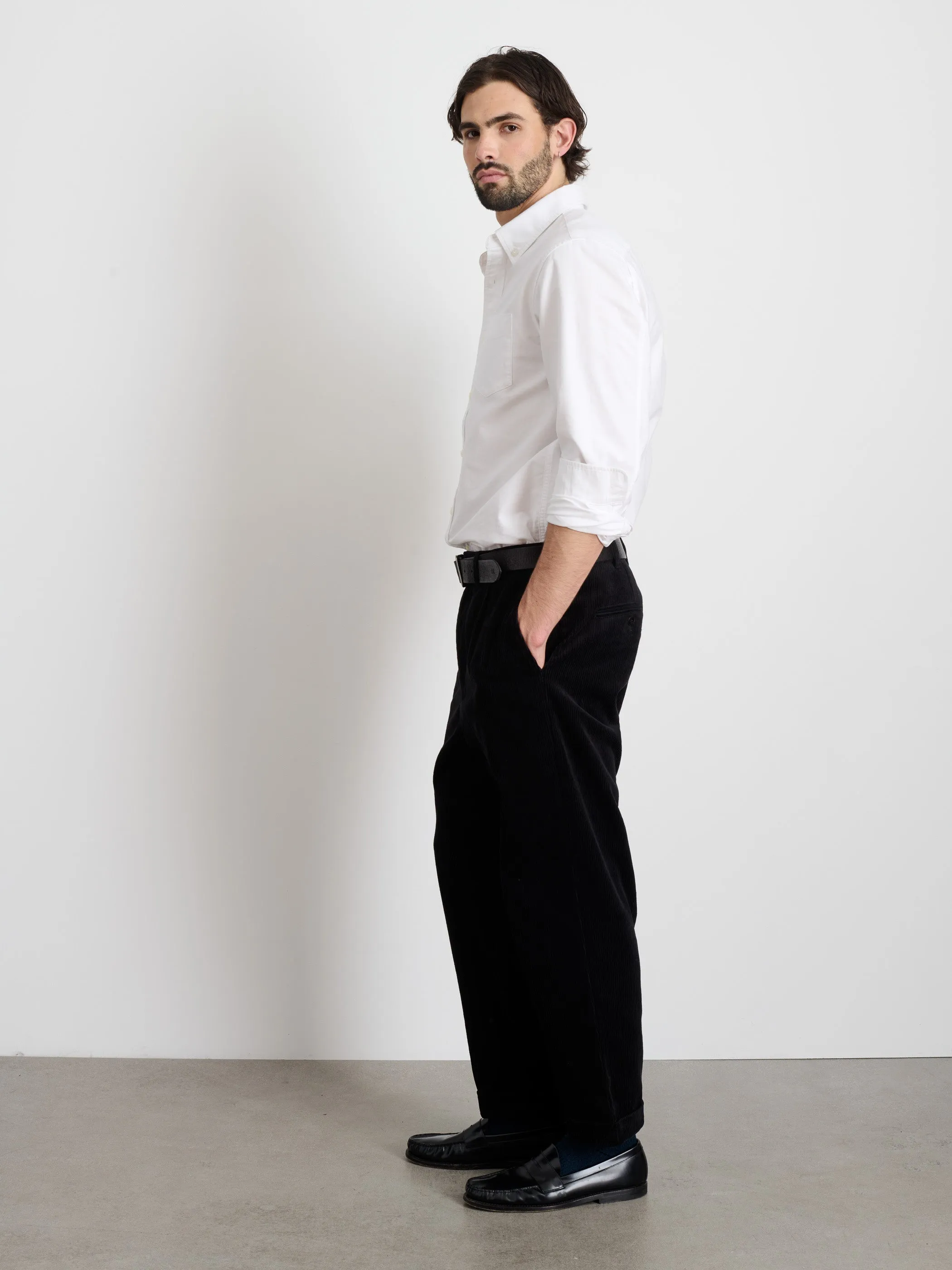 Standard Pleated Pant in Corduroy sold by Alex Mill product image thumbnail 3