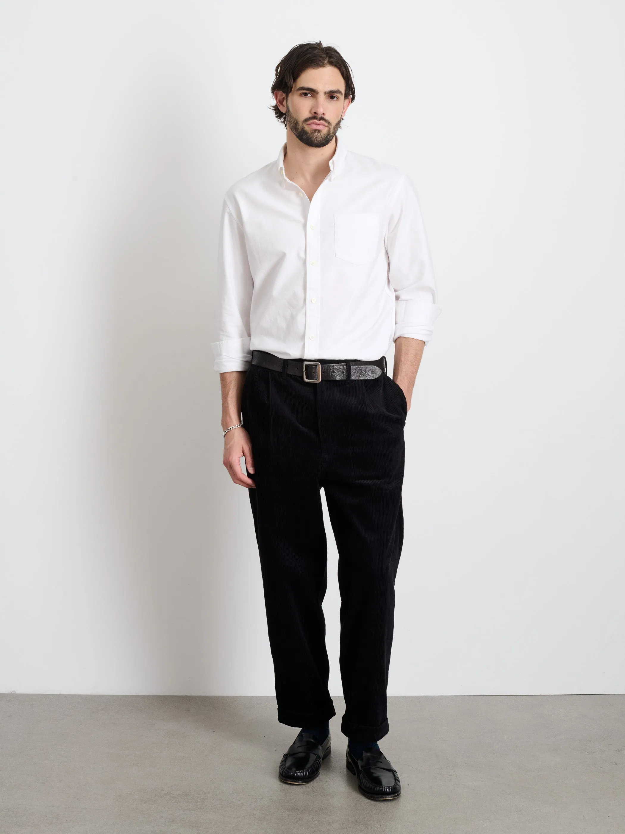 Standard Pleated Pant in Corduroy sold by Alex Mill product image thumbnail 2