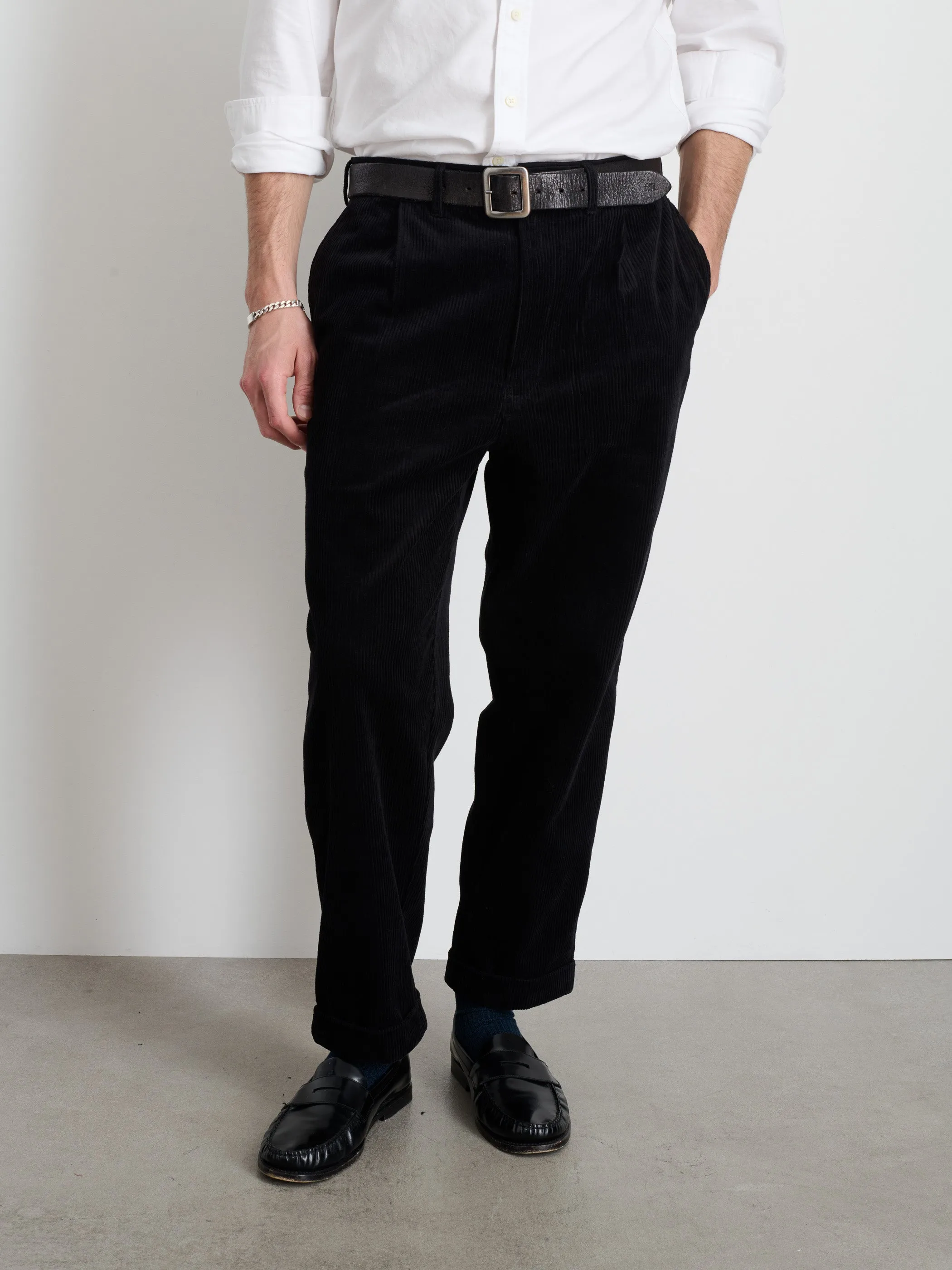 Standard Pleated Pant in Corduroy sold by Alex Mill product image thumbnail 5