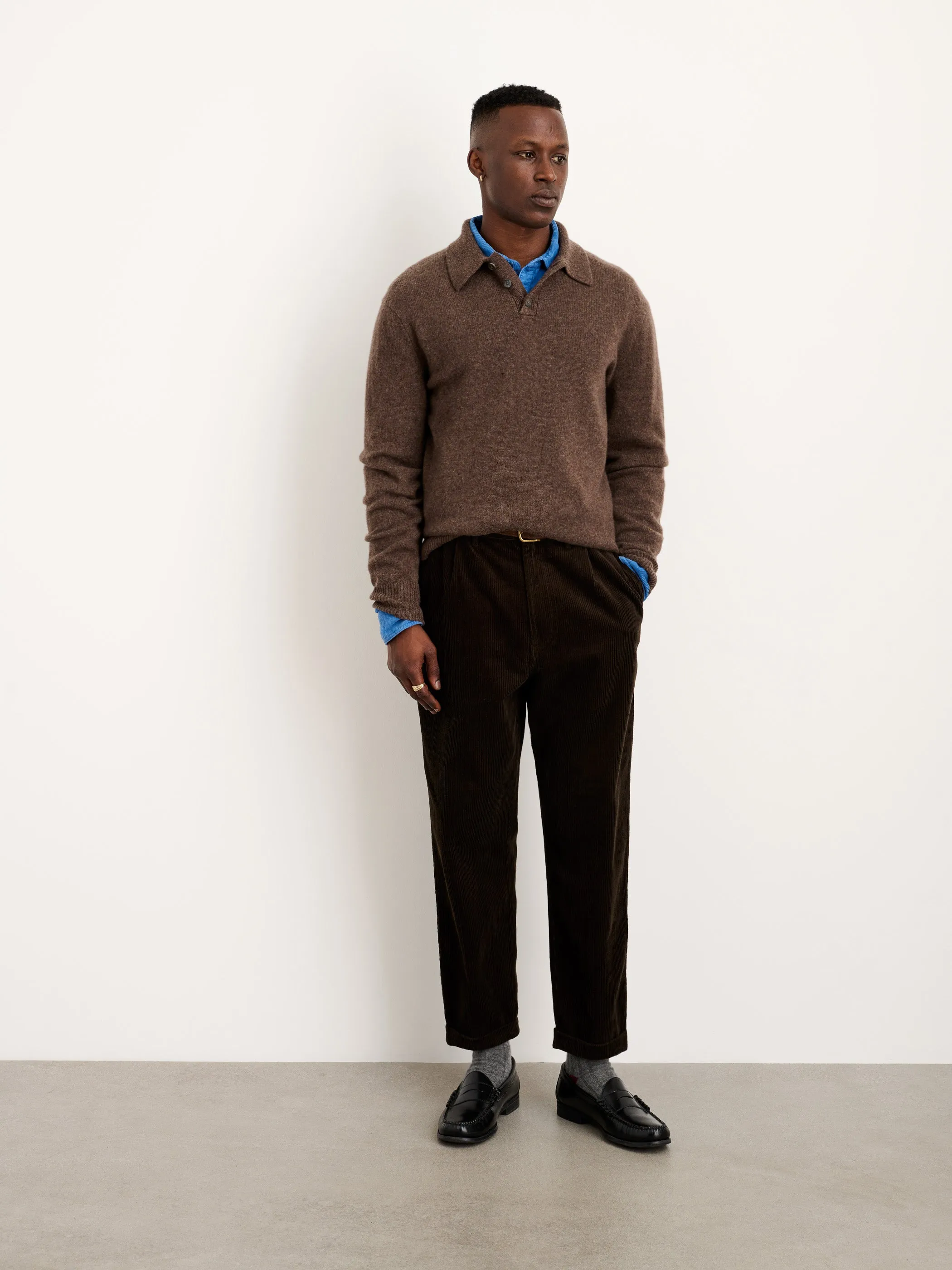Standard Pleated Pant in Corduroy sold by Alex Mill product image thumbnail 2