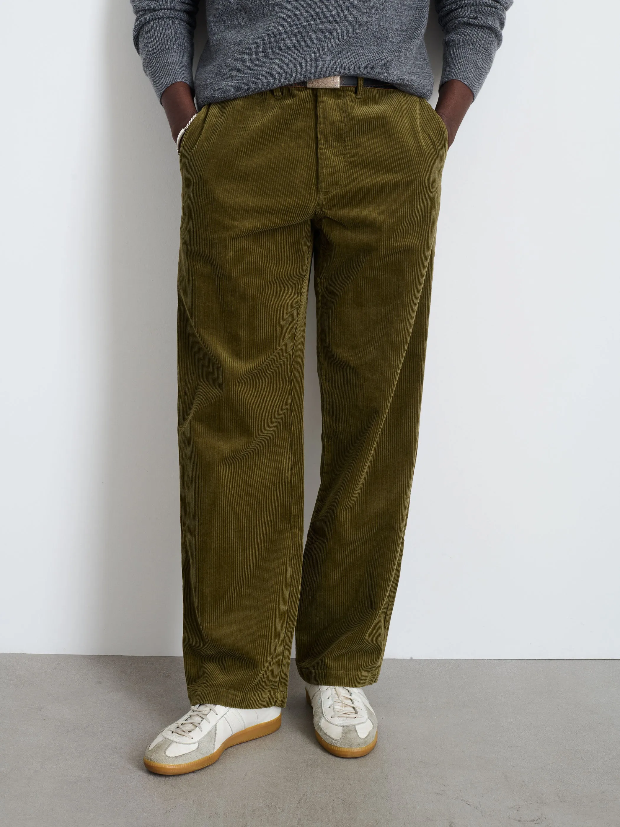 Straight Leg Pant in Corduroy (Long Inseam) sold by Alex Mill product image thumbnail 3