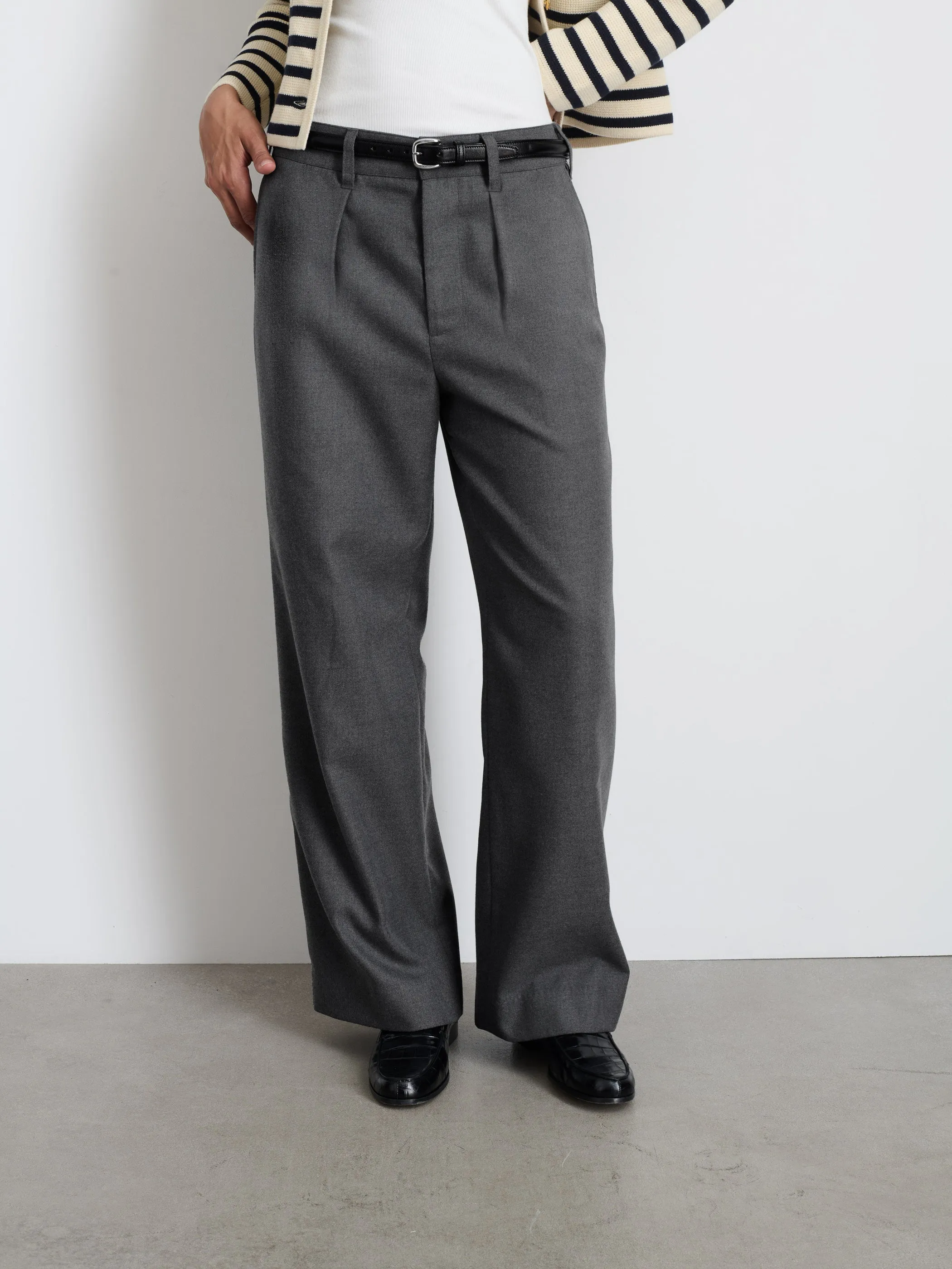 Soho Trouser In Wool sold by Alex Mill product image thumbnail 3