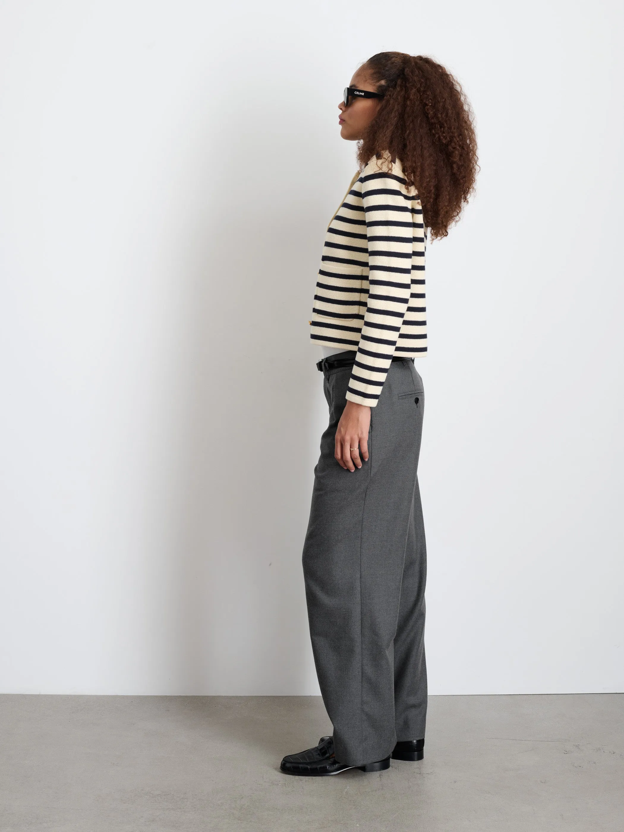 Soho Trouser In Wool sold by Alex Mill product image thumbnail 4