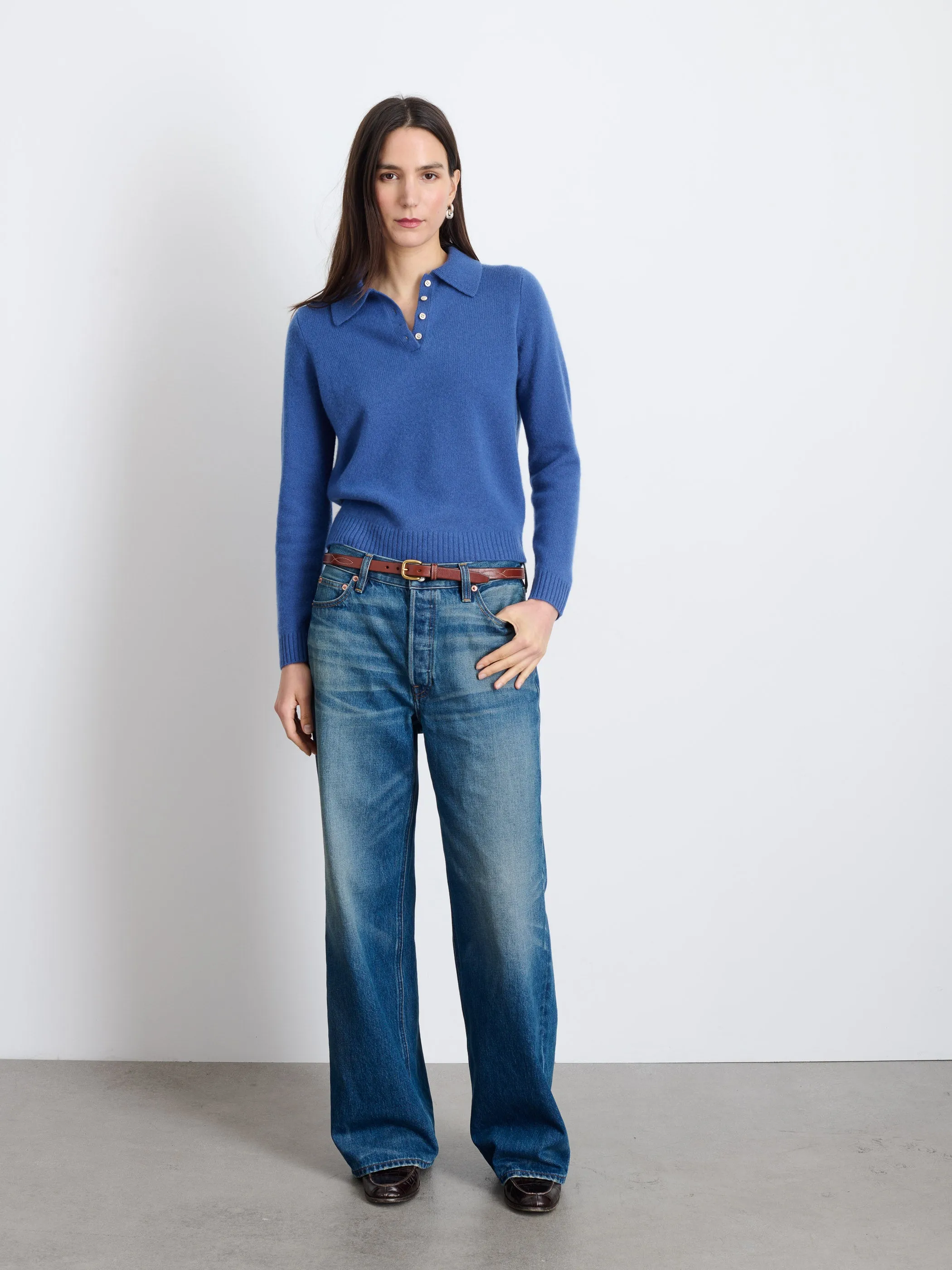 Alice Polo In Cashmere sold by Alex Mill product image thumbnail 3