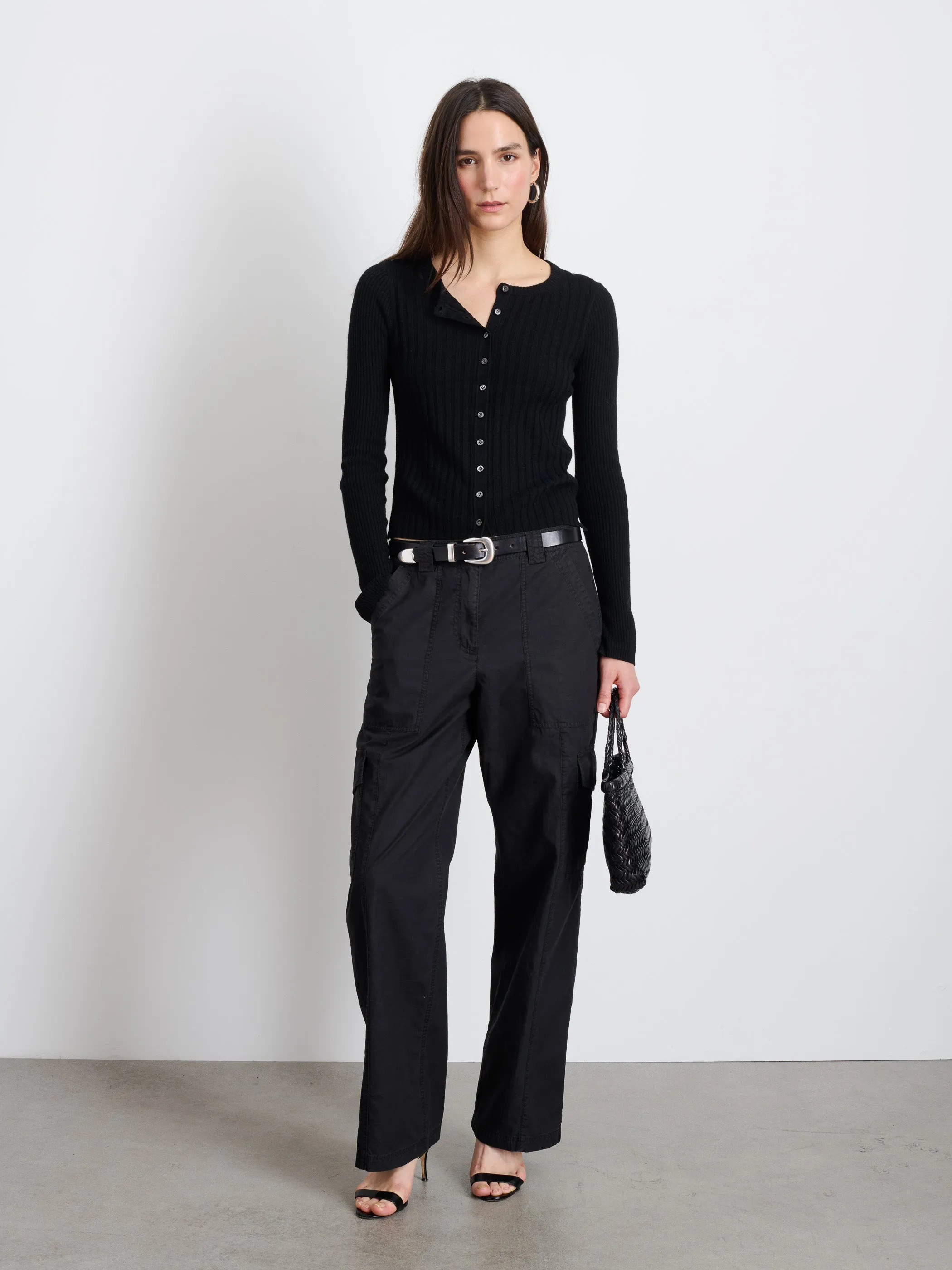 Kristin Ribbed Cardigan sold by Alex Mill product image thumbnail 3