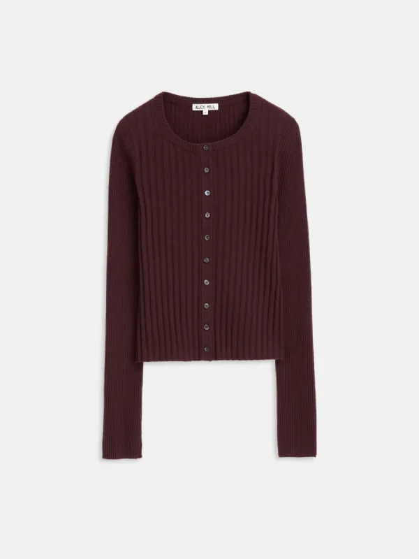 Kristin Ribbed Cardigan sold by Alex Mill
