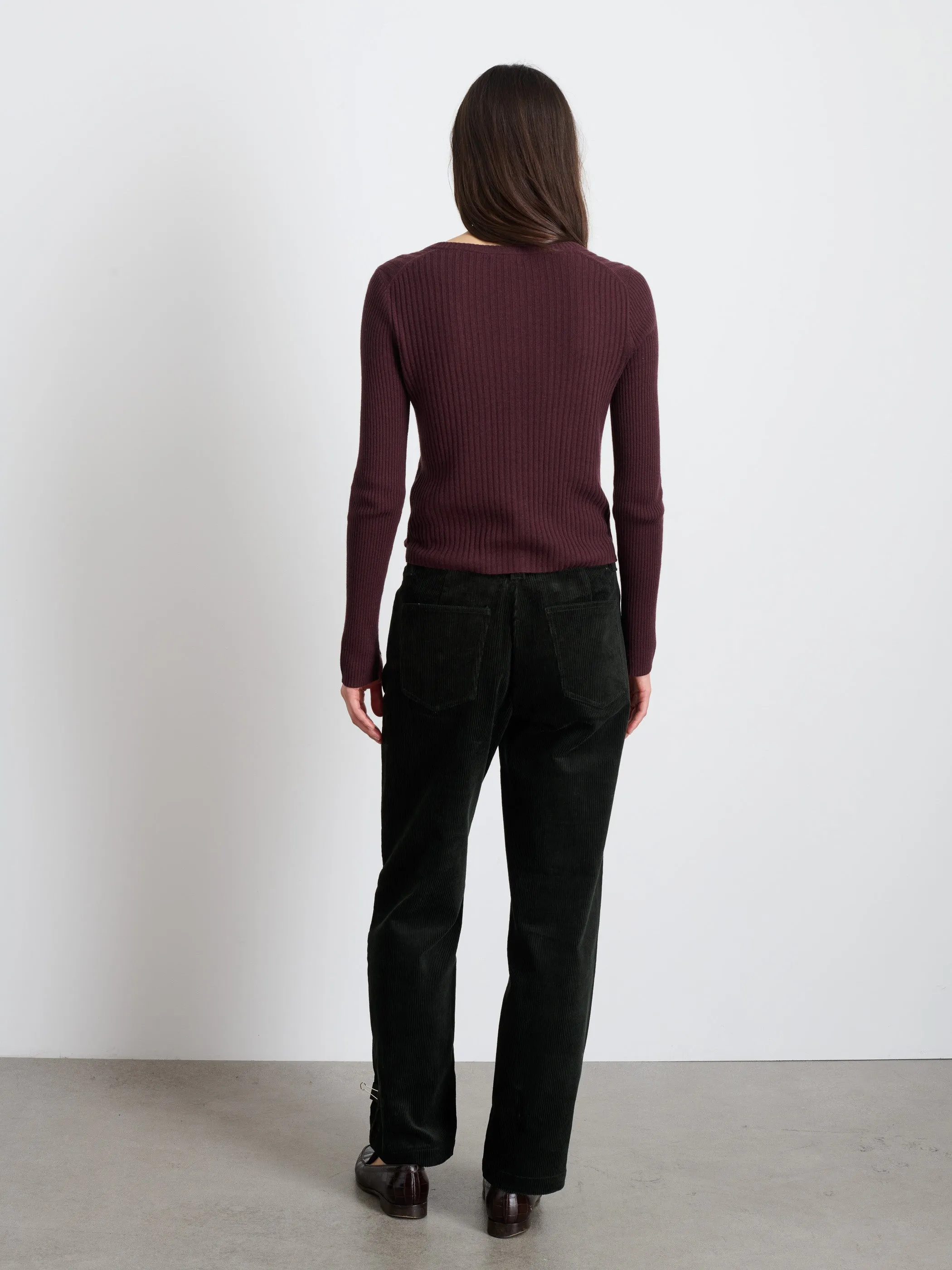 Kristin Ribbed Cardigan sold by Alex Mill product image thumbnail 5