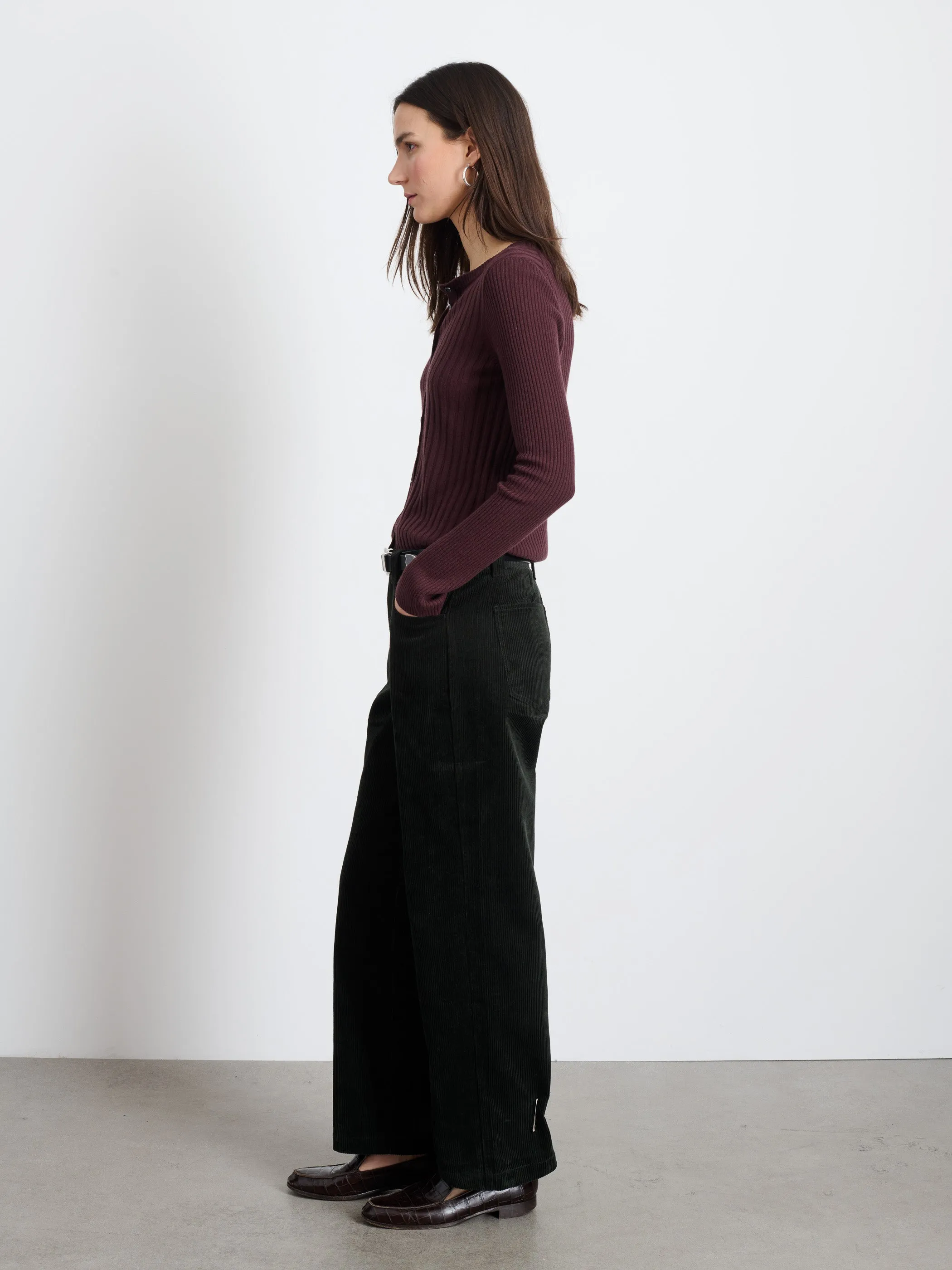 Kristin Ribbed Cardigan sold by Alex Mill product image thumbnail 4