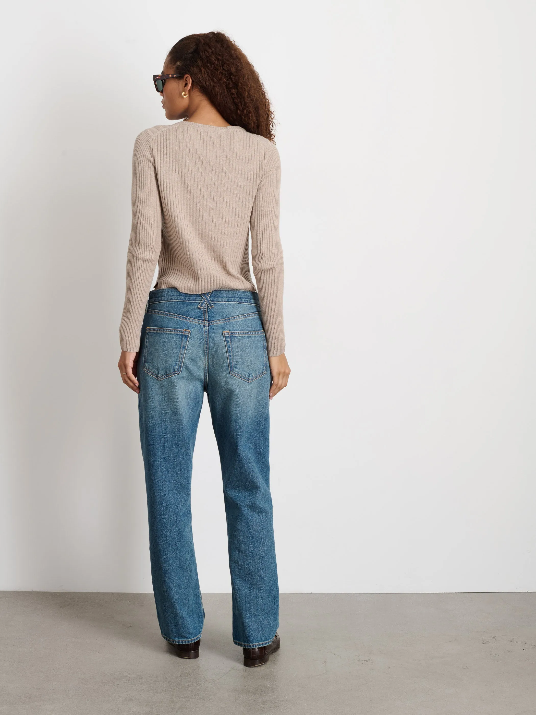 Kristin Ribbed Cardigan sold by Alex Mill product image thumbnail 5