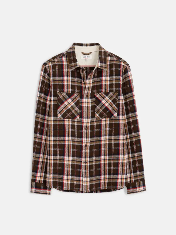 Chore Shirt In Vintage Wash Flannel sold by Alex Mill