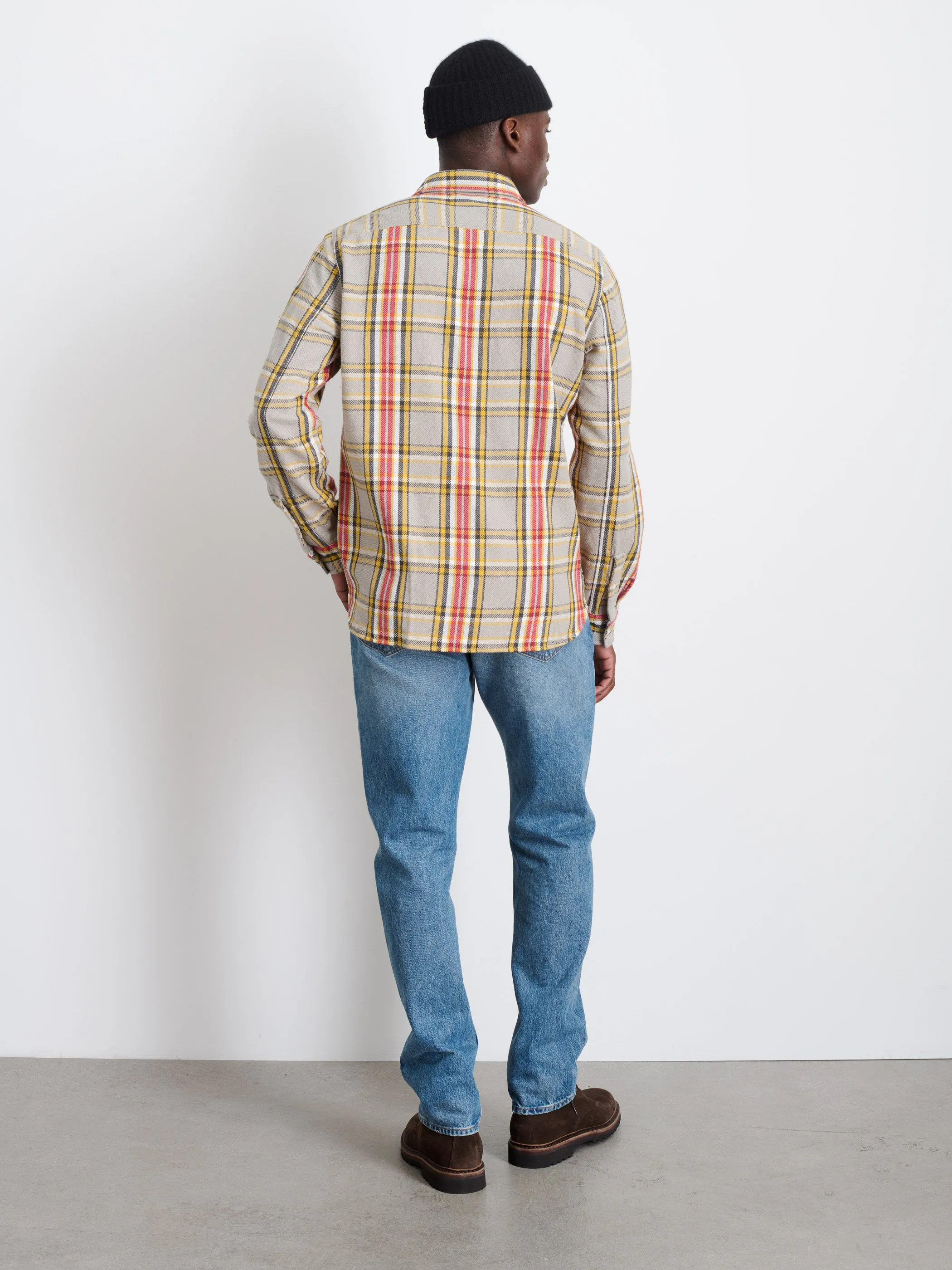 Chore Shirt In Vintage Wash Flannel sold by Alex Mill product image thumbnail 5