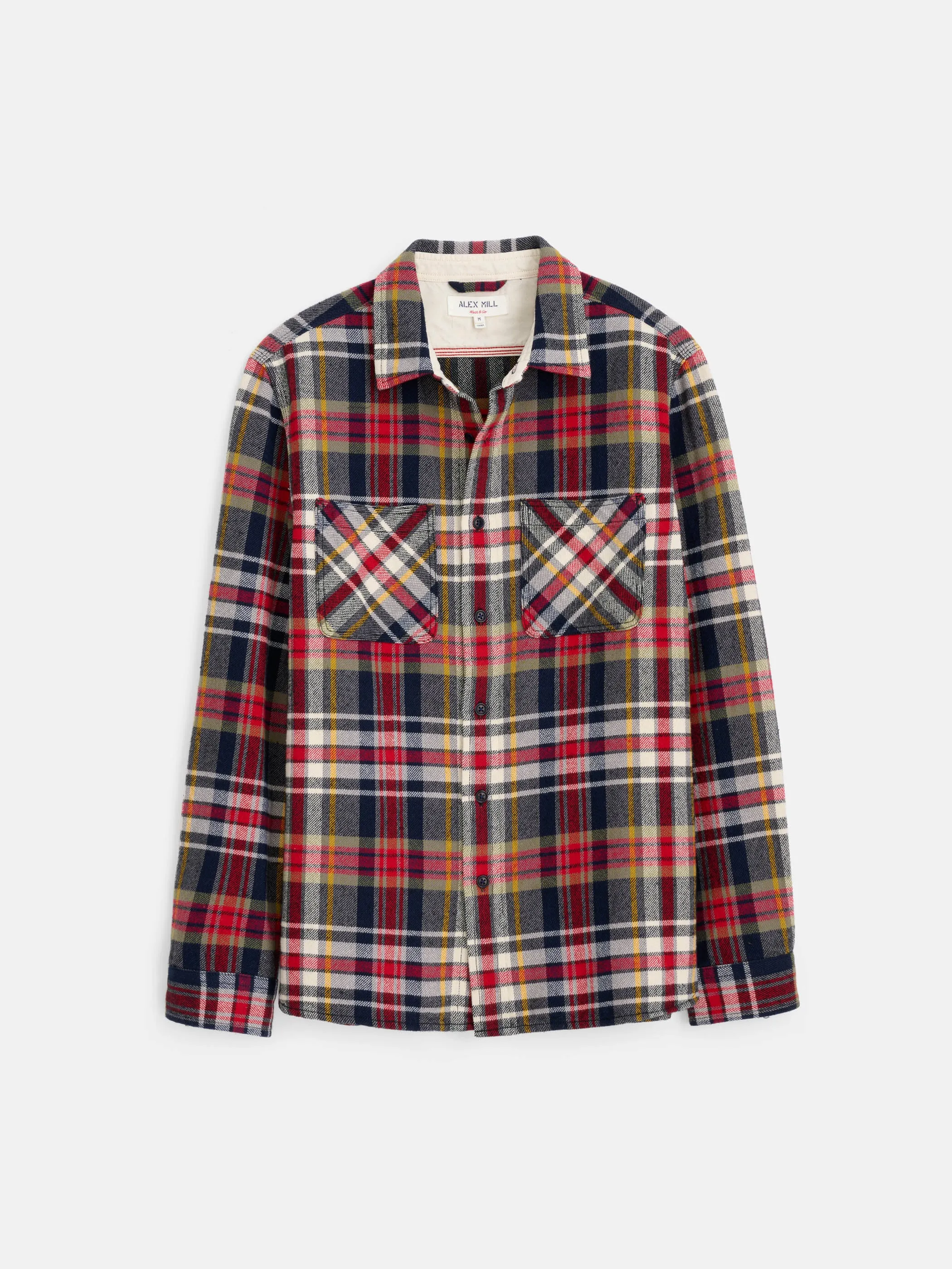 Chore Shirt In Vintage Wash Flannel sold by Alex Mill