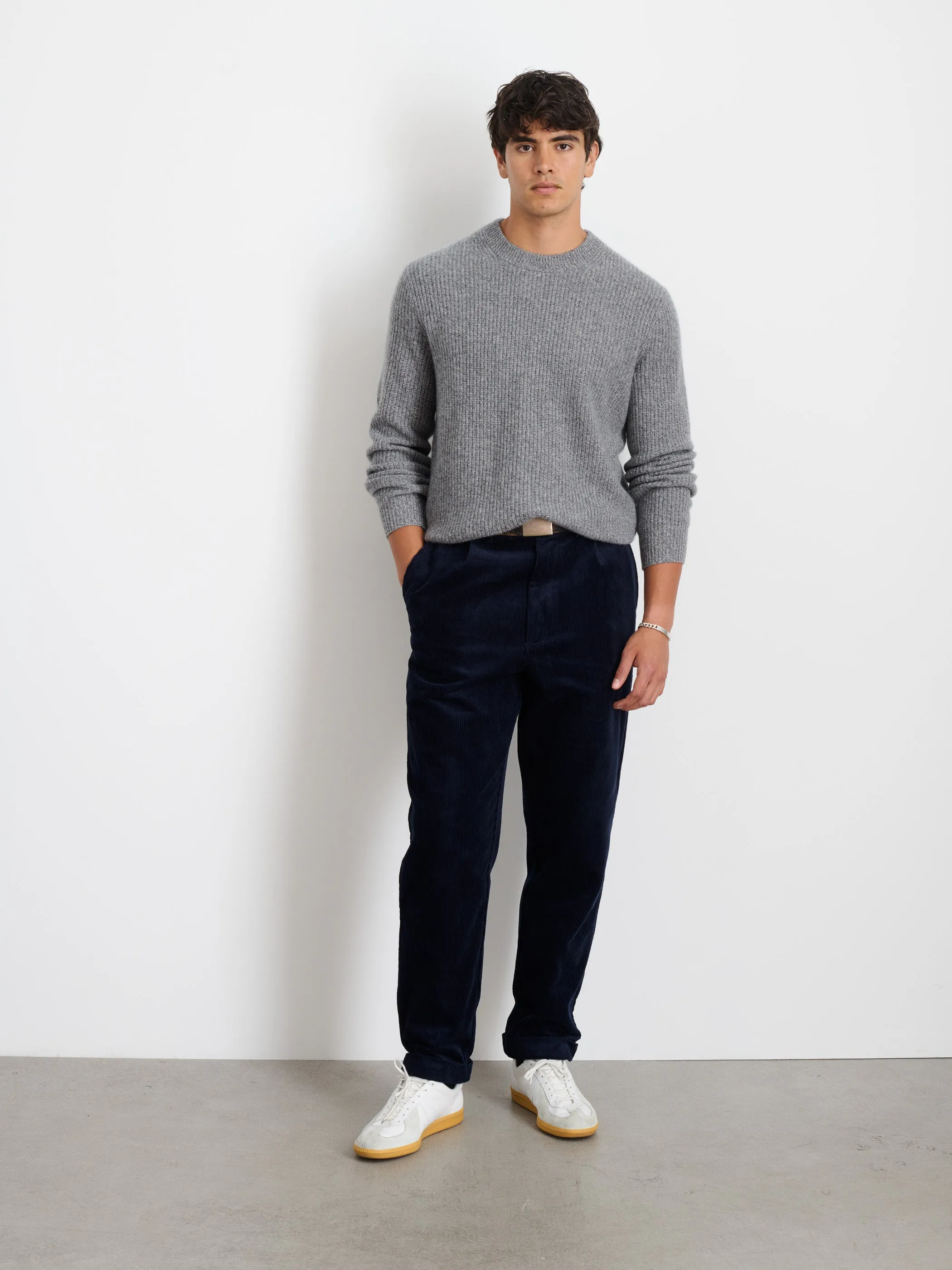 Standard Pleated Pant in Corduroy sold by Alex Mill product image thumbnail 2