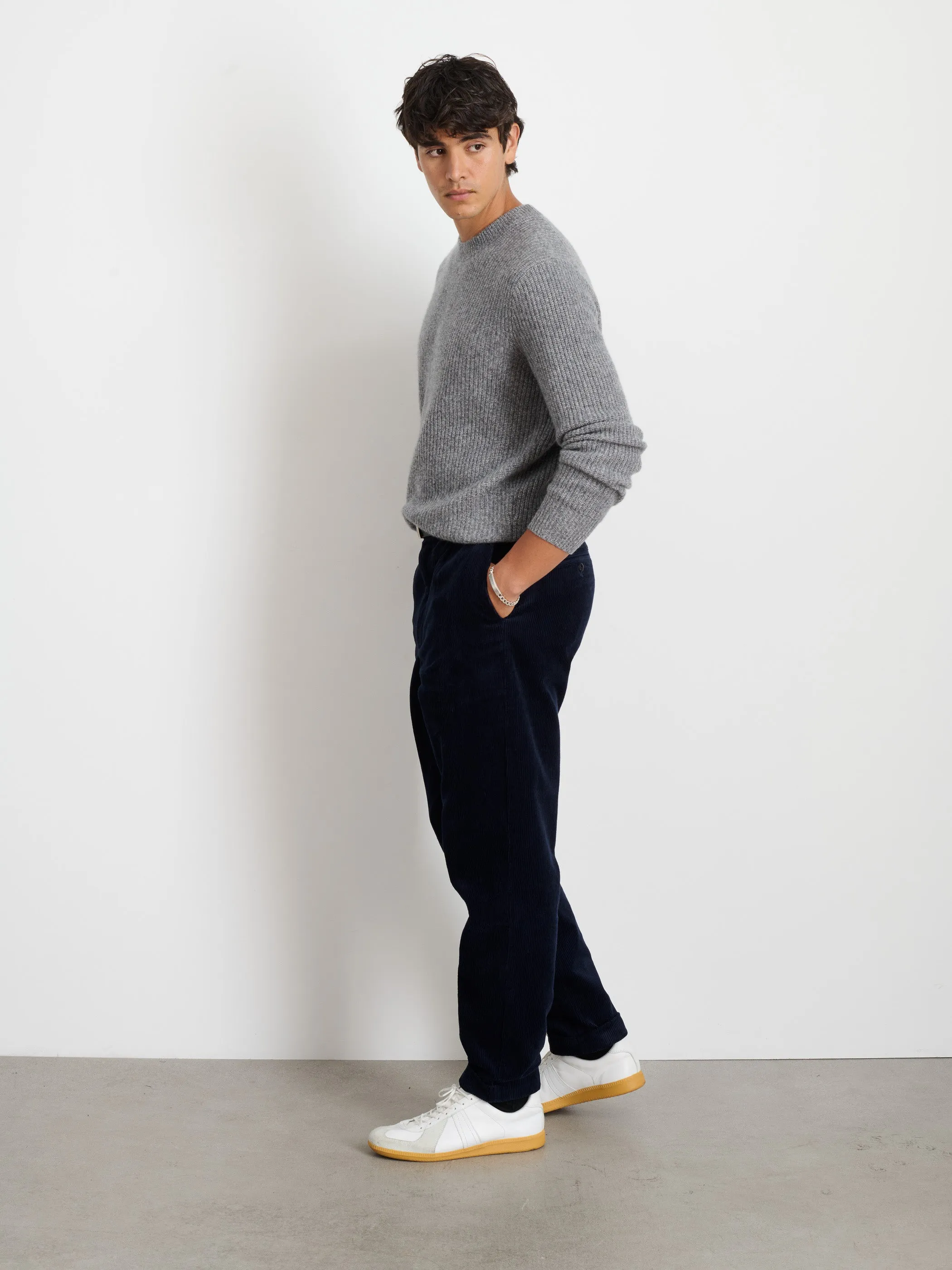 Standard Pleated Pant in Corduroy sold by Alex Mill product image thumbnail 3