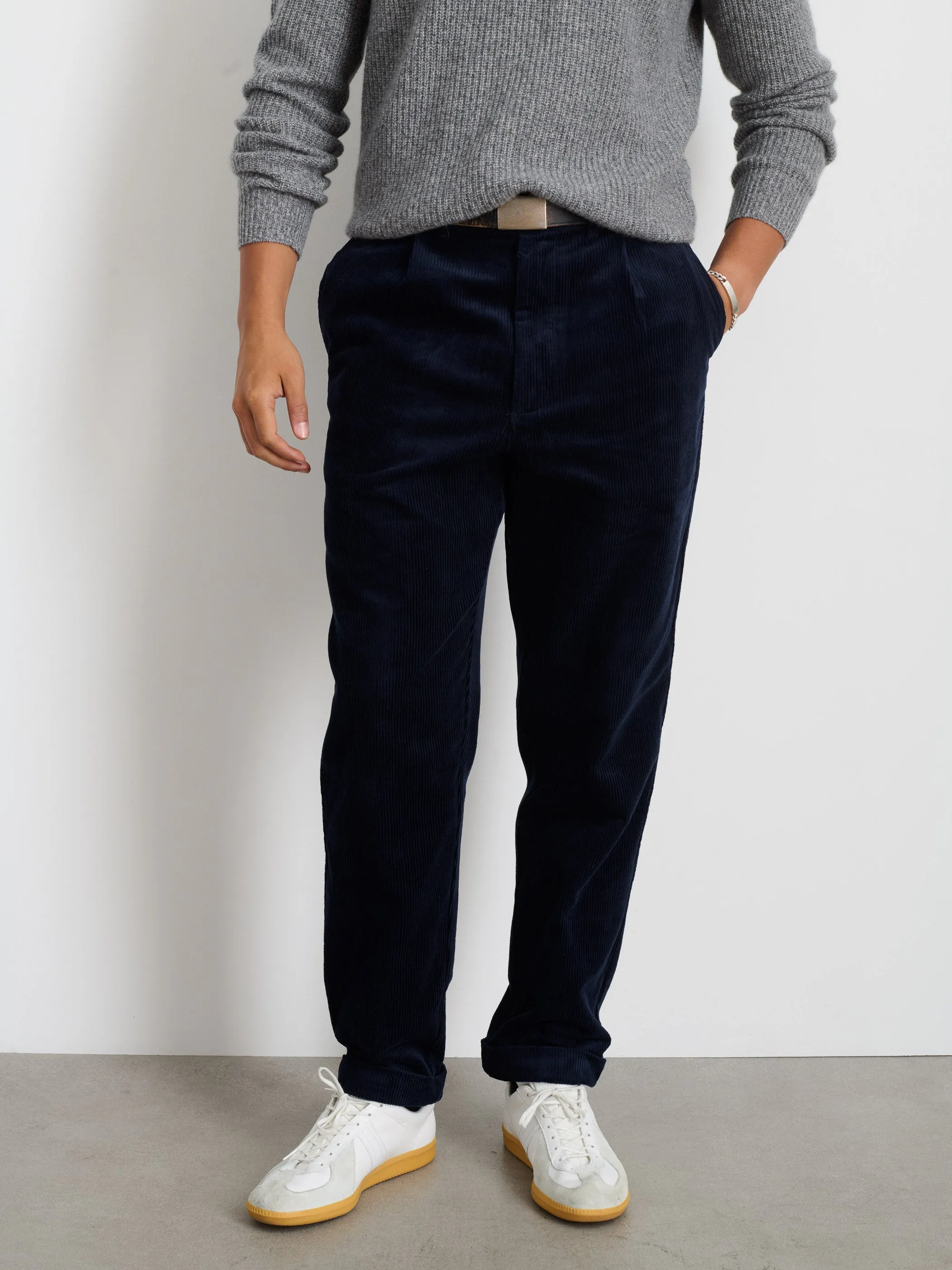 Standard Pleated Pant in Corduroy sold by Alex Mill product image thumbnail 5