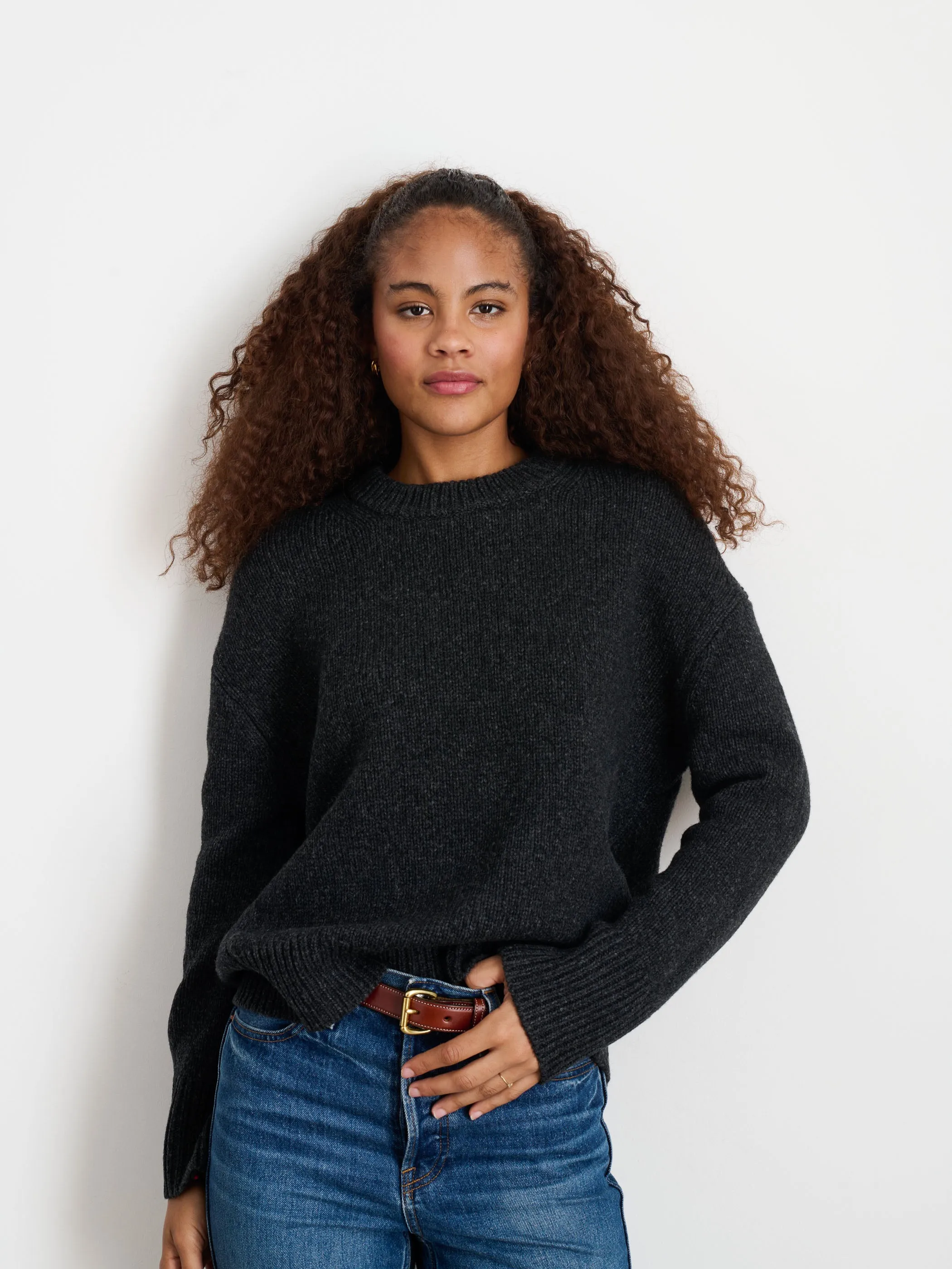 Nottinghill Sweater In Wool sold by Alex Mill product image thumbnail 2
