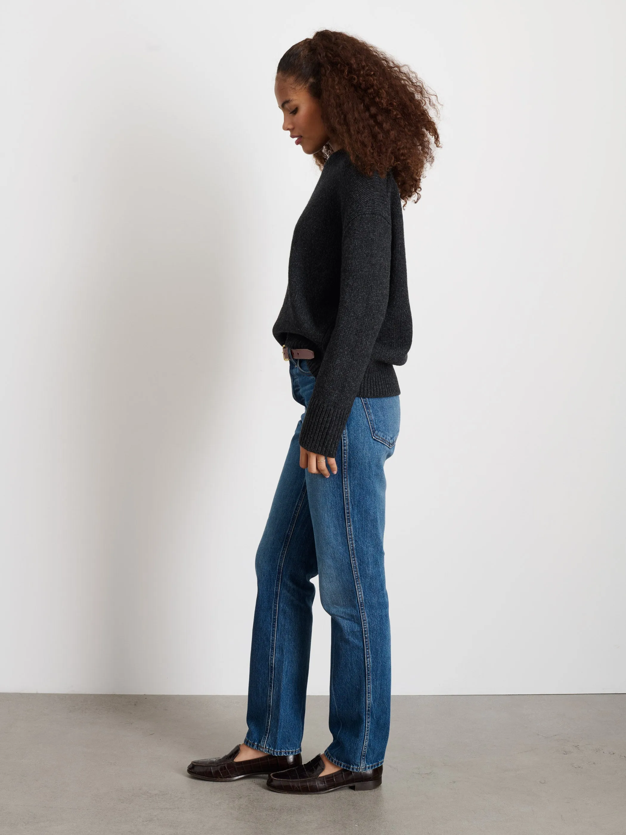 Nottinghill Sweater In Wool sold by Alex Mill product image thumbnail 4