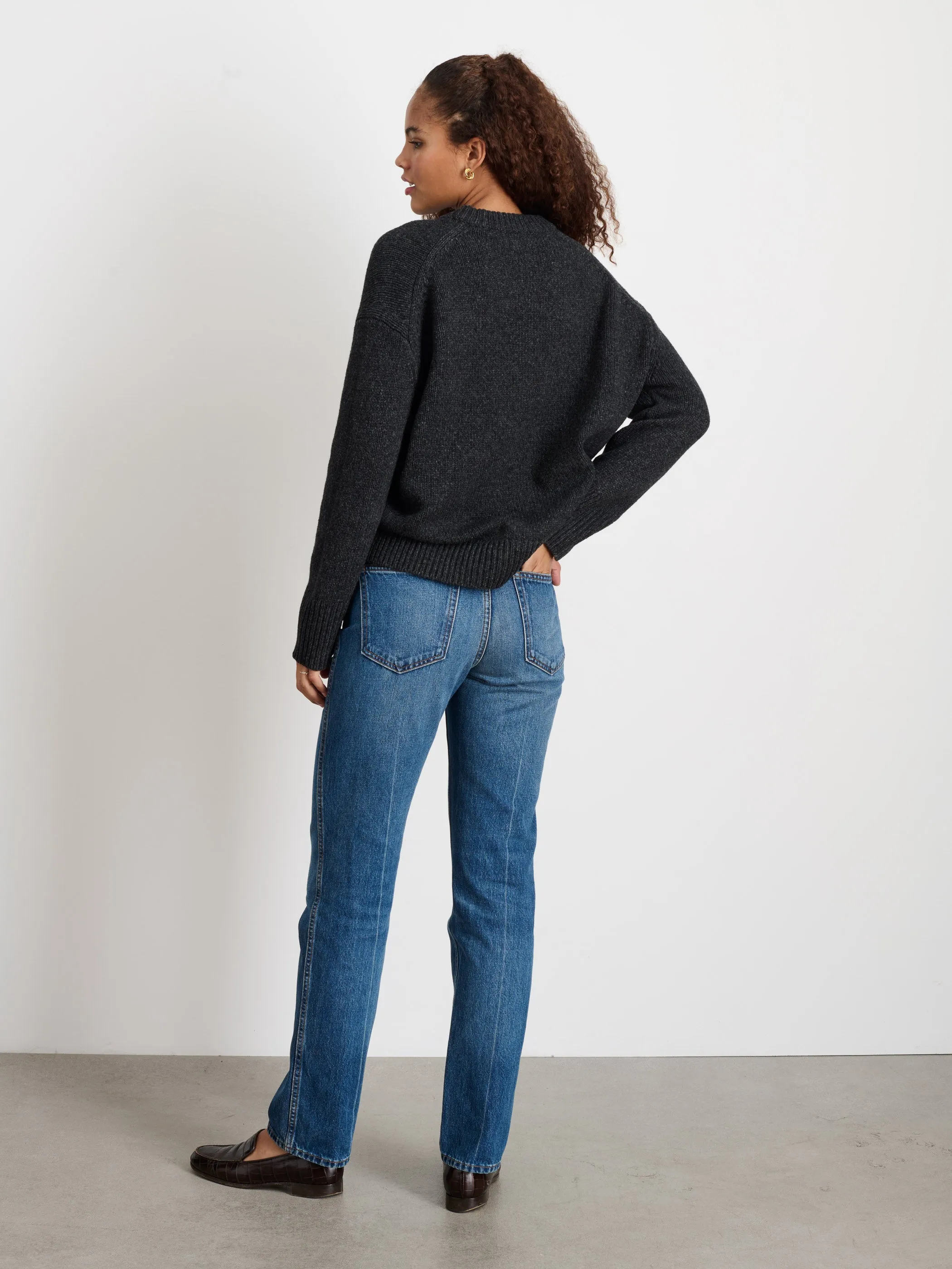 Nottinghill Sweater In Wool sold by Alex Mill product image thumbnail 5