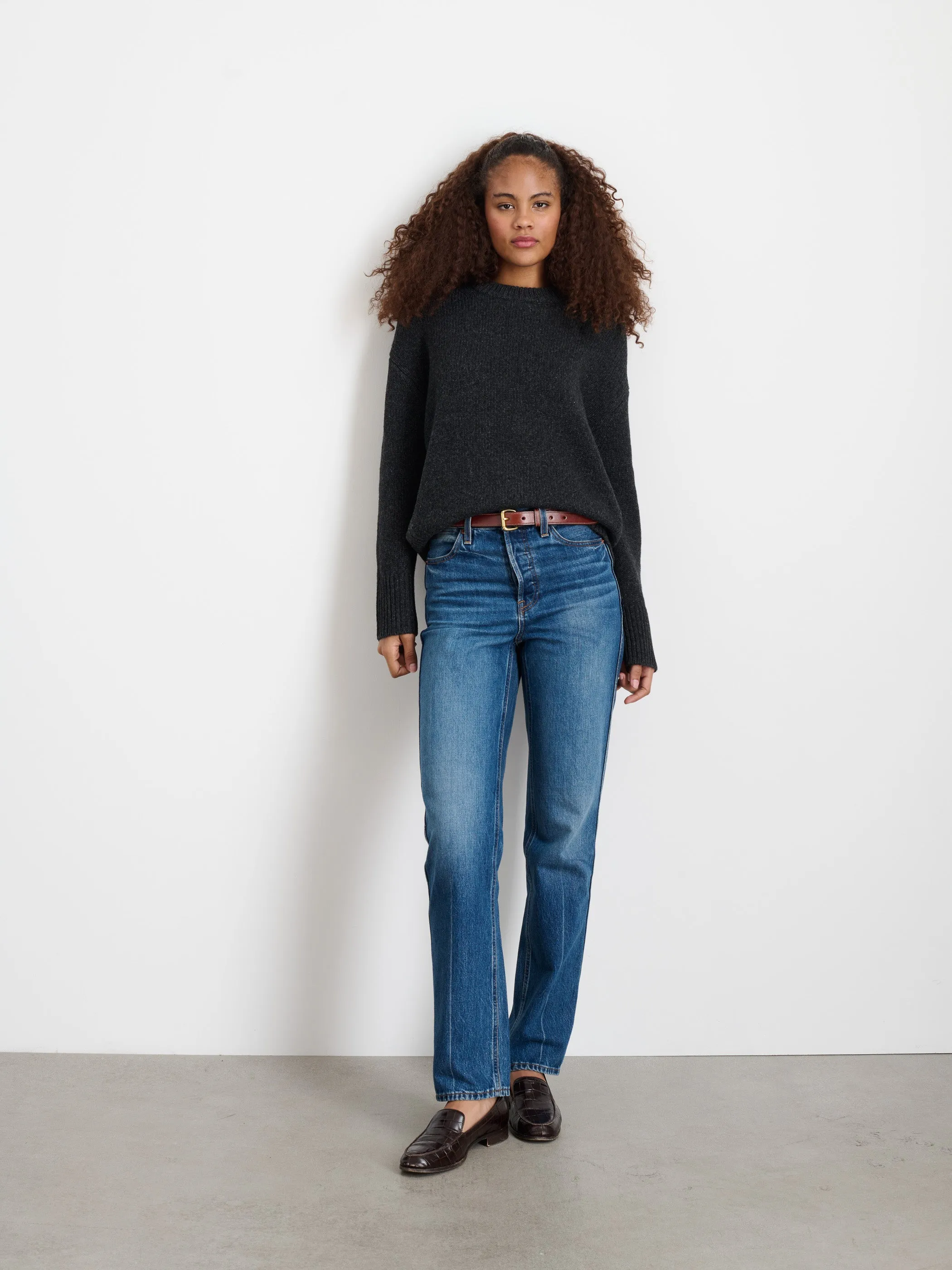Nottinghill Sweater In Wool sold by Alex Mill product image thumbnail 3