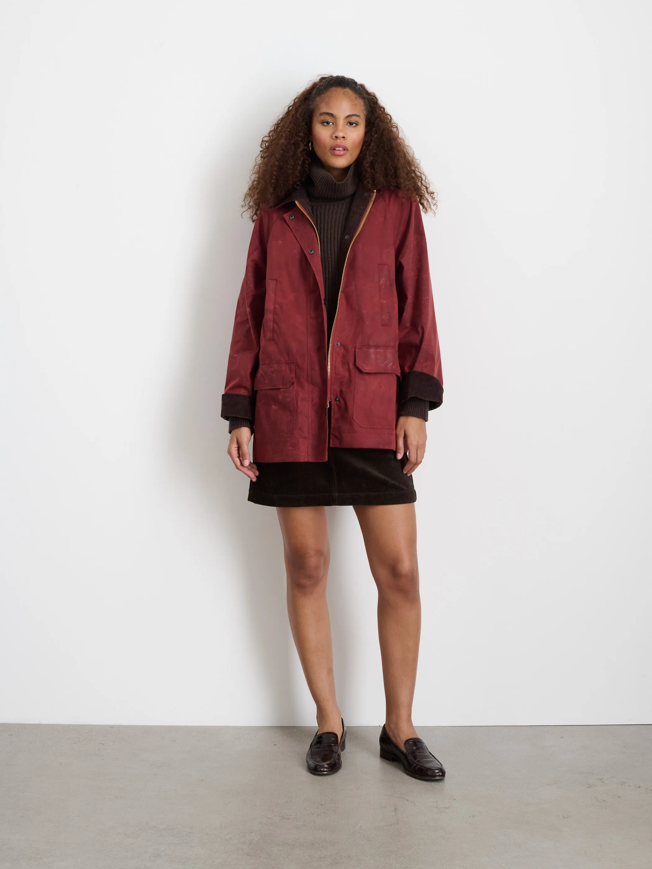 Chiltern Street Jacket In Waxed Cotton sold by Alex Mill product image thumbnail 3