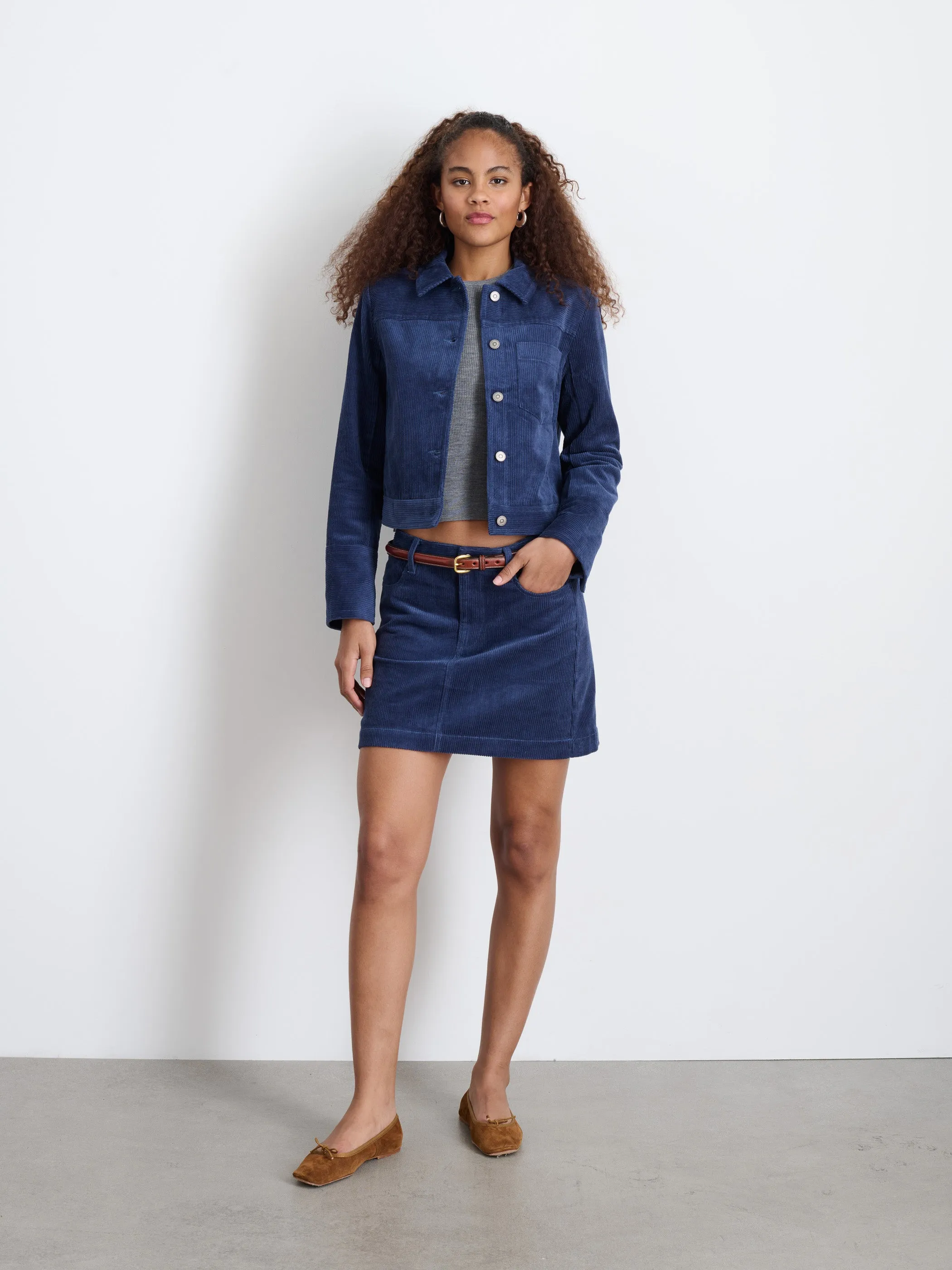 Camden Skirt In Corduroy sold by Alex Mill product image thumbnail 2